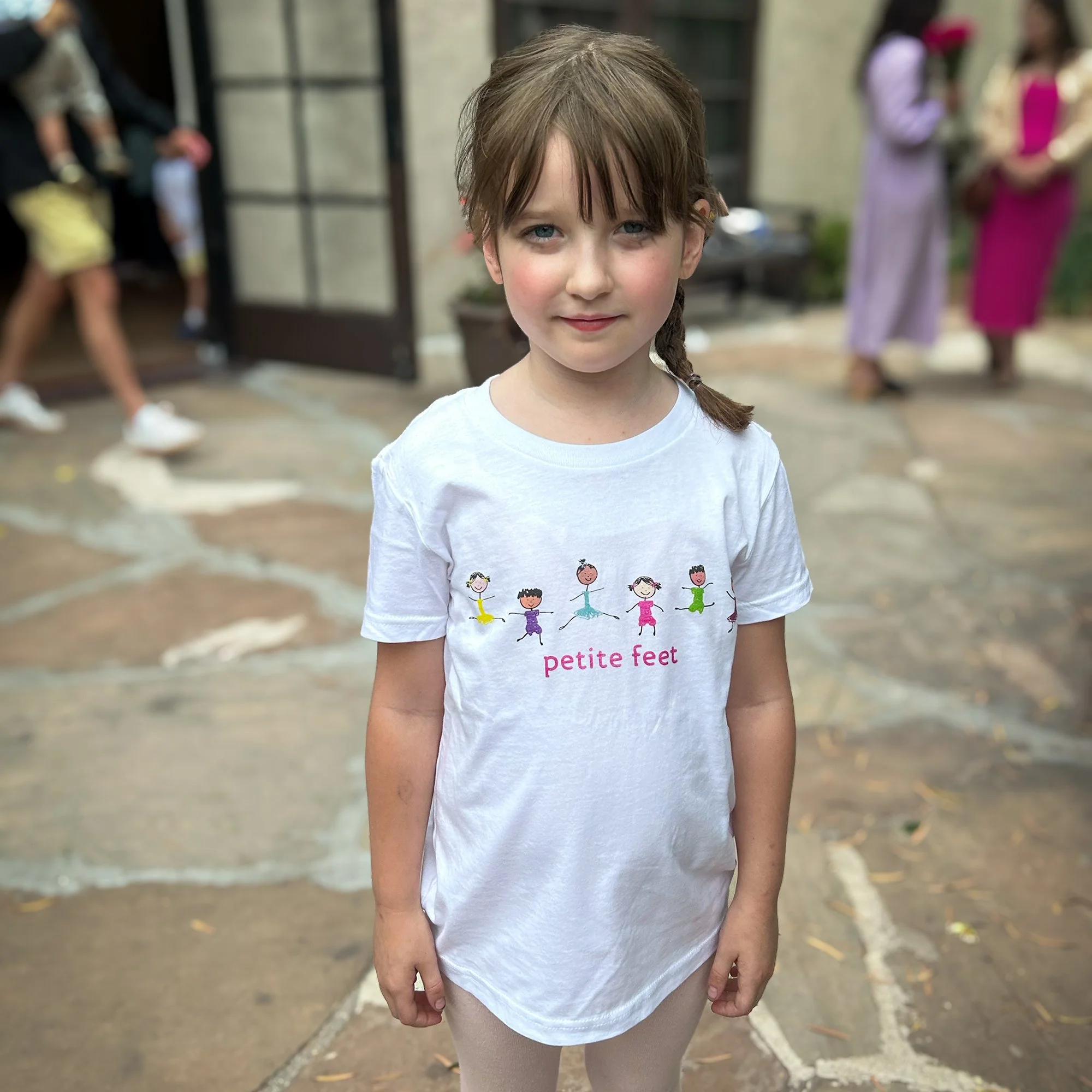 Petite Feet Toddler T-Shirt – White