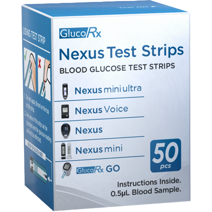 GlucoRx Testing Strips x50