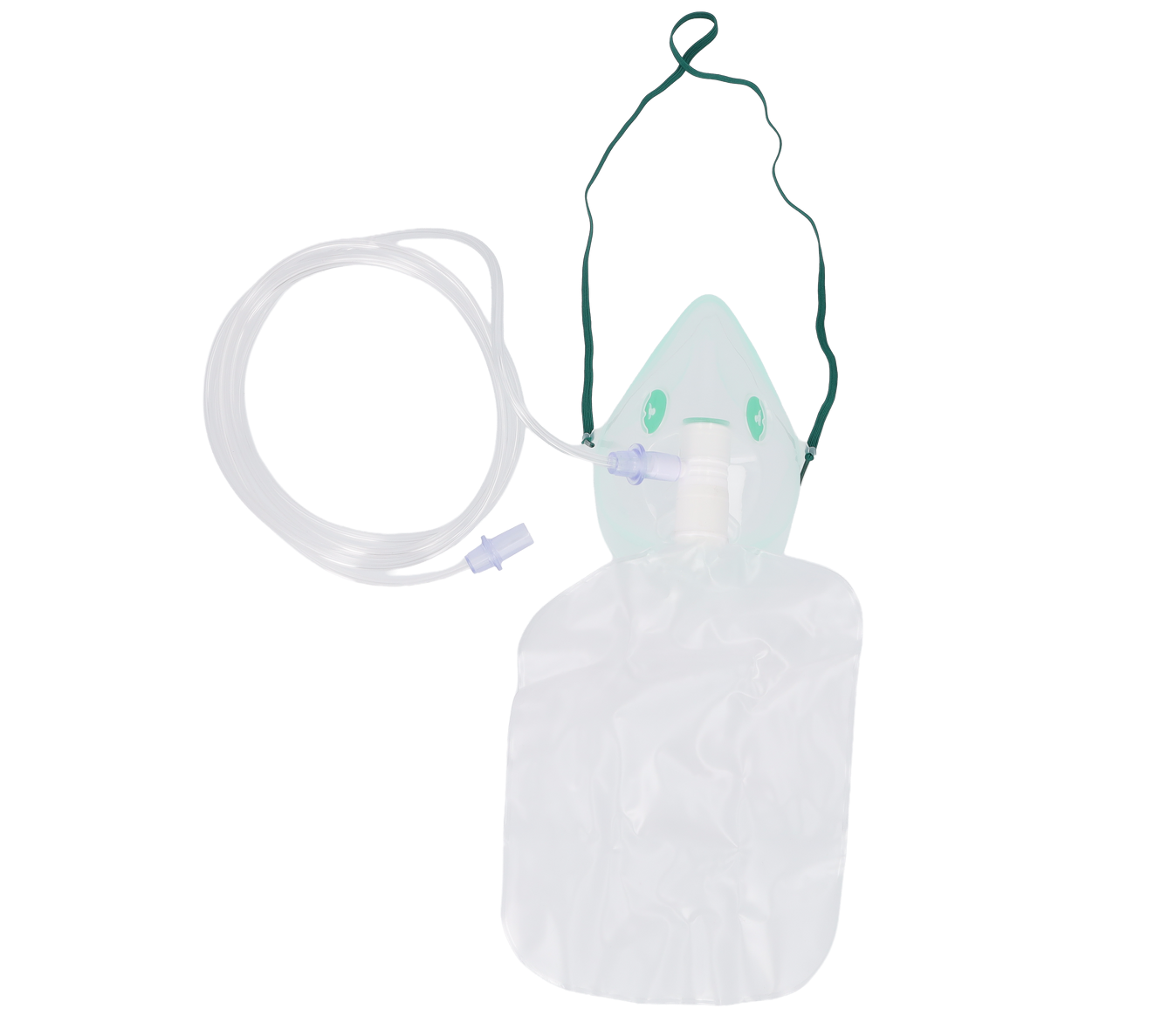 High concentration adult EcoLite oxygen mask + tubing 2.1m - Single