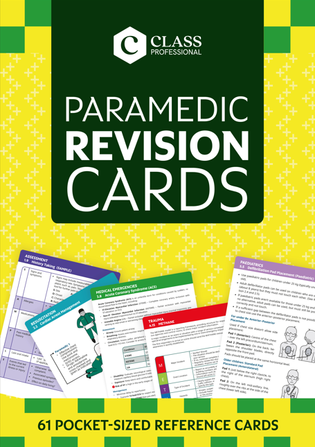 Paramedic Revision Cards