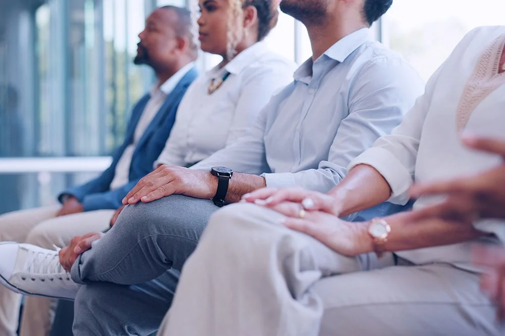 Diverse group of research participants representing recruiting services