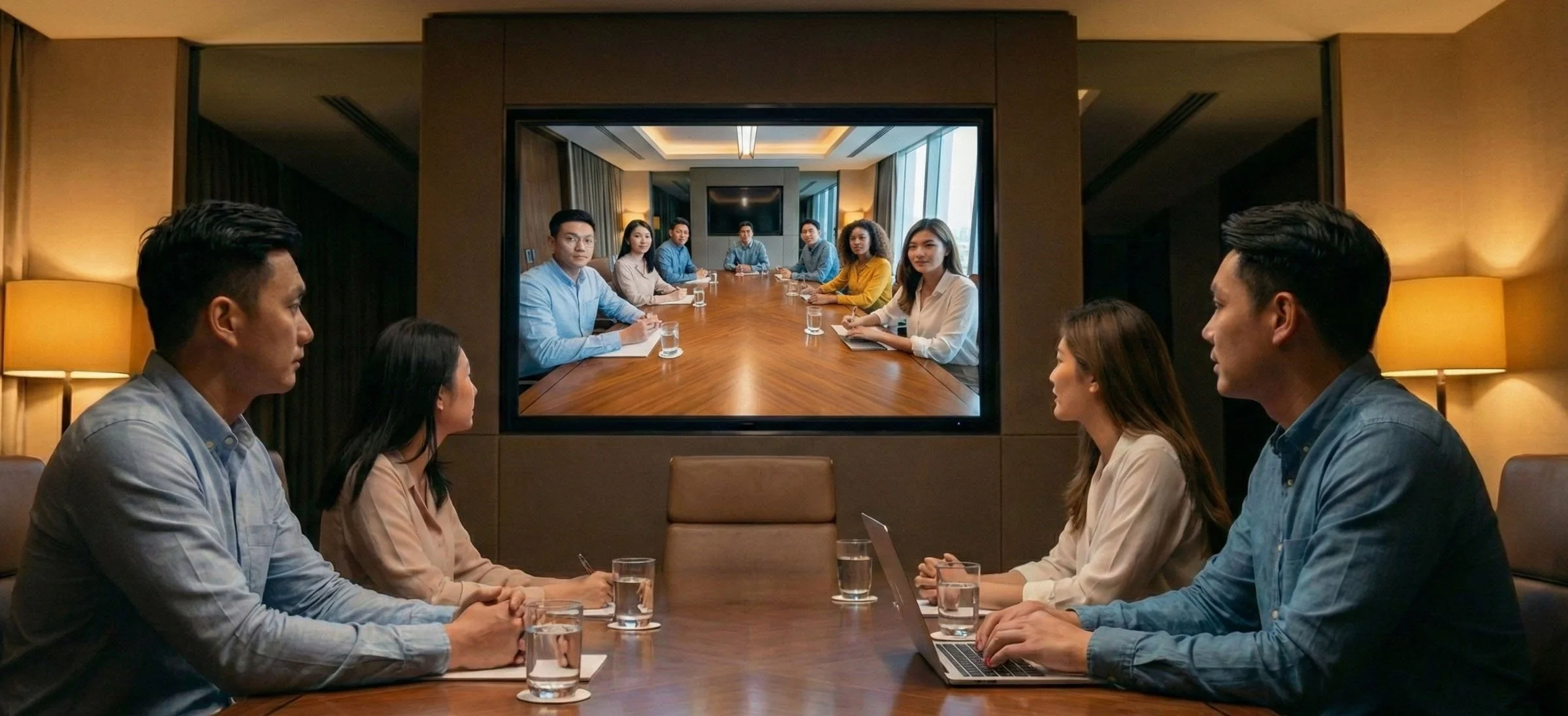 Secure remote viewing station for global market research observers