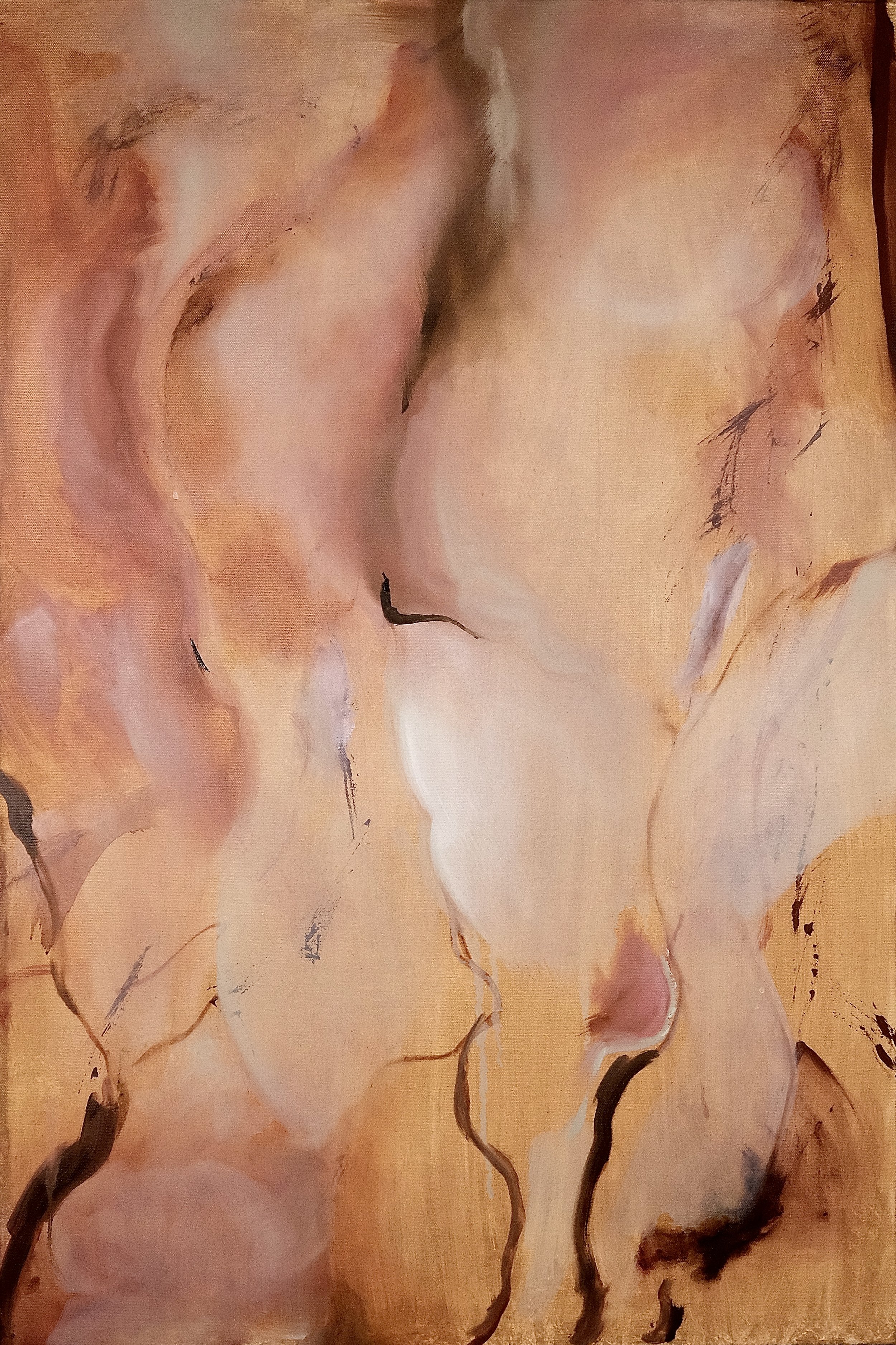 Sultry Noon, 2026. Oil and flashe on canvas — 91.4 x 61 cm