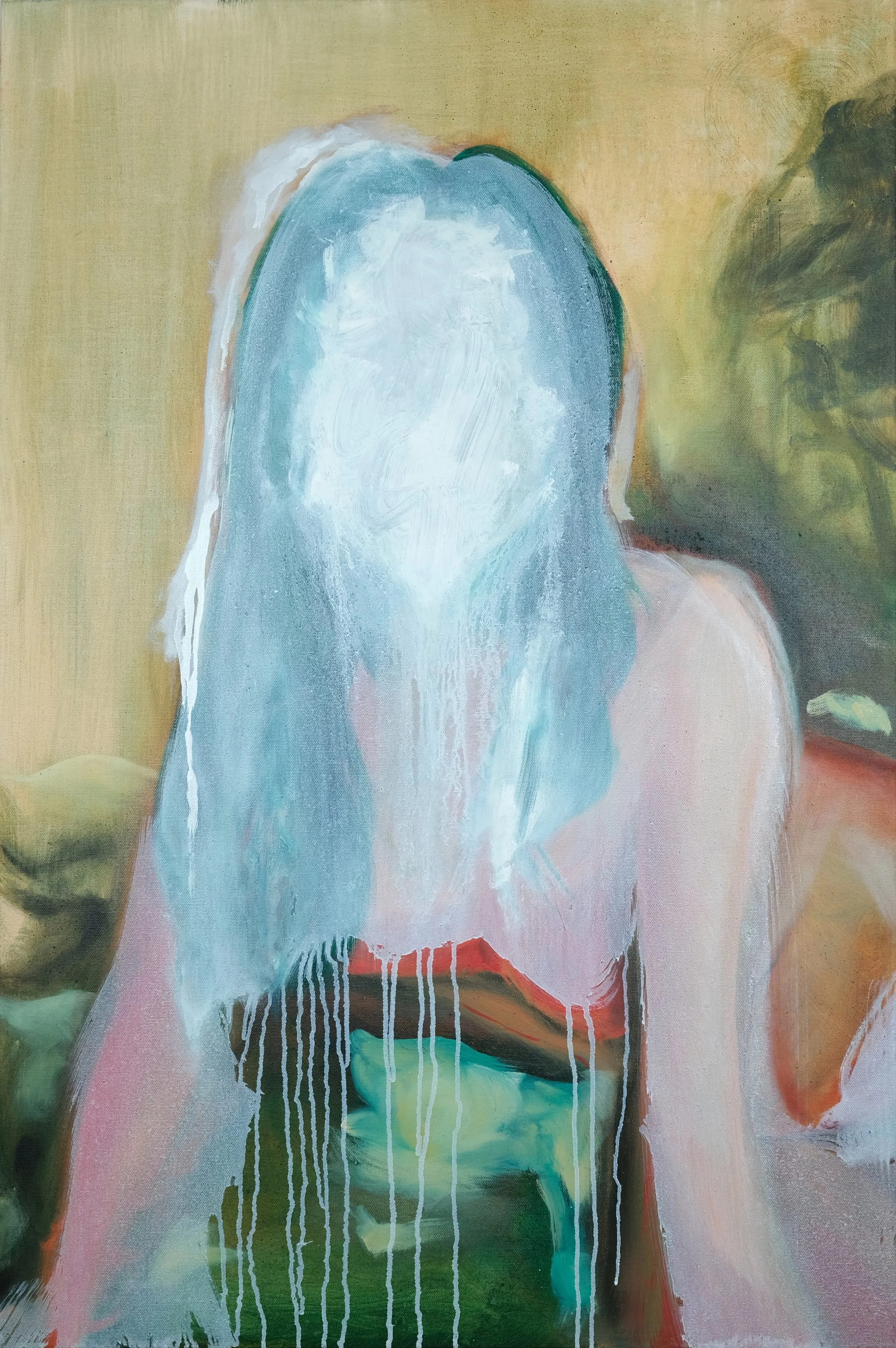 The Carnivore, 2026. Oil and acrylic on canvas — 91.4 × 61 cm