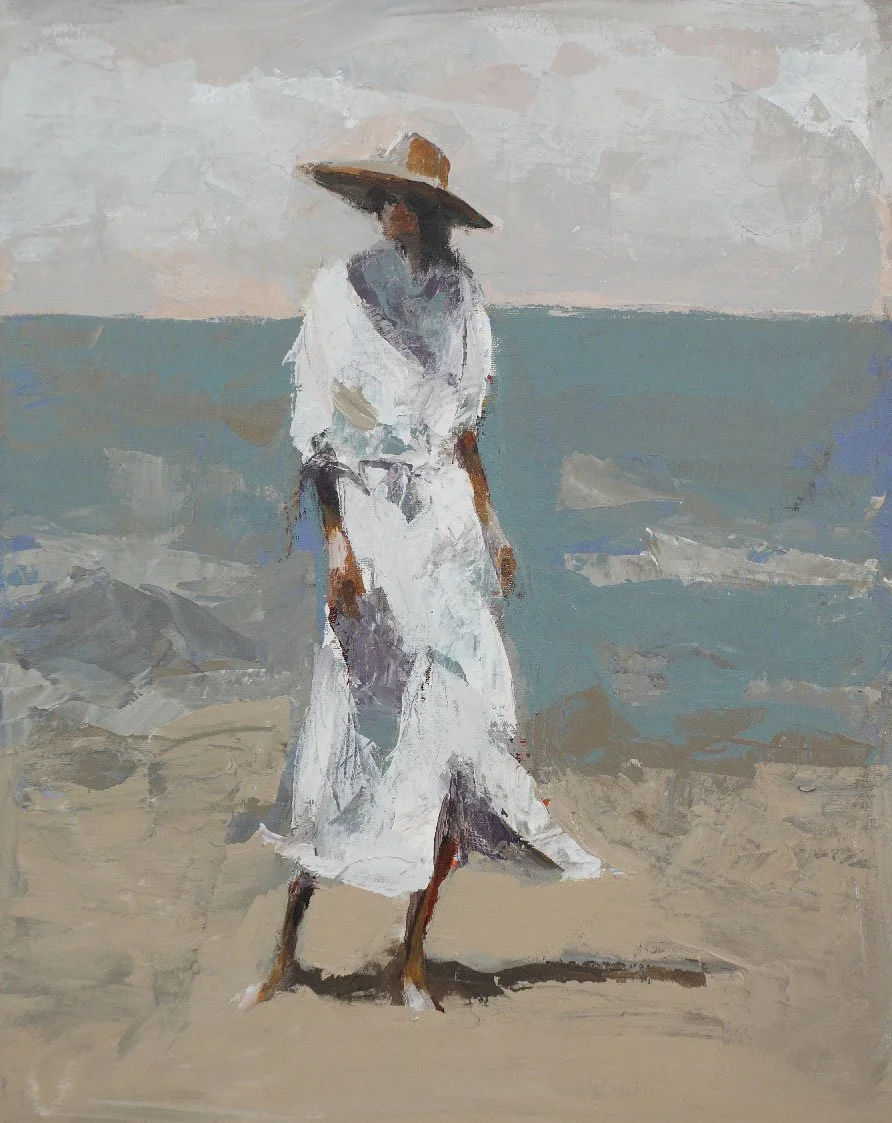 Seaside Woman, 30 x 20"