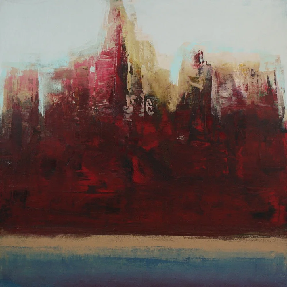 Eruption, 36 x 36”