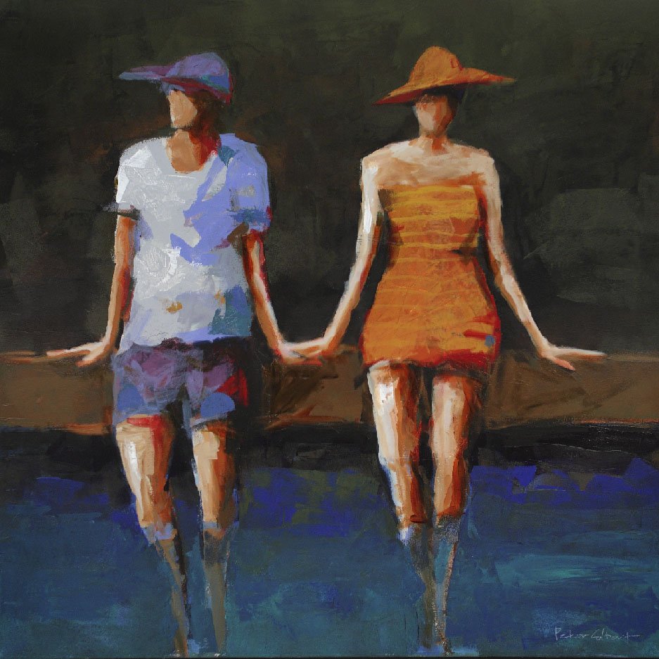 Keeping Cool, 36 x 36"