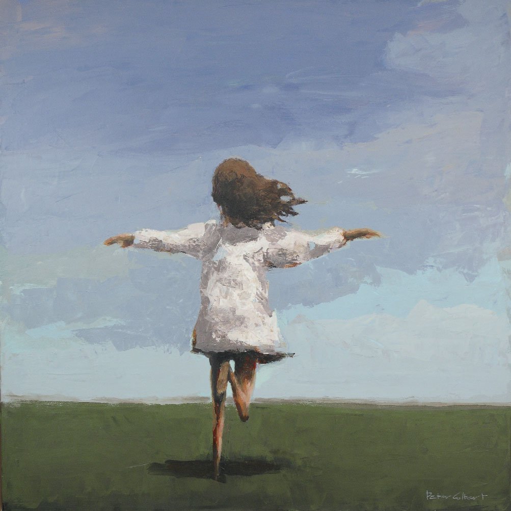 Abandon #3, 36 x 36"