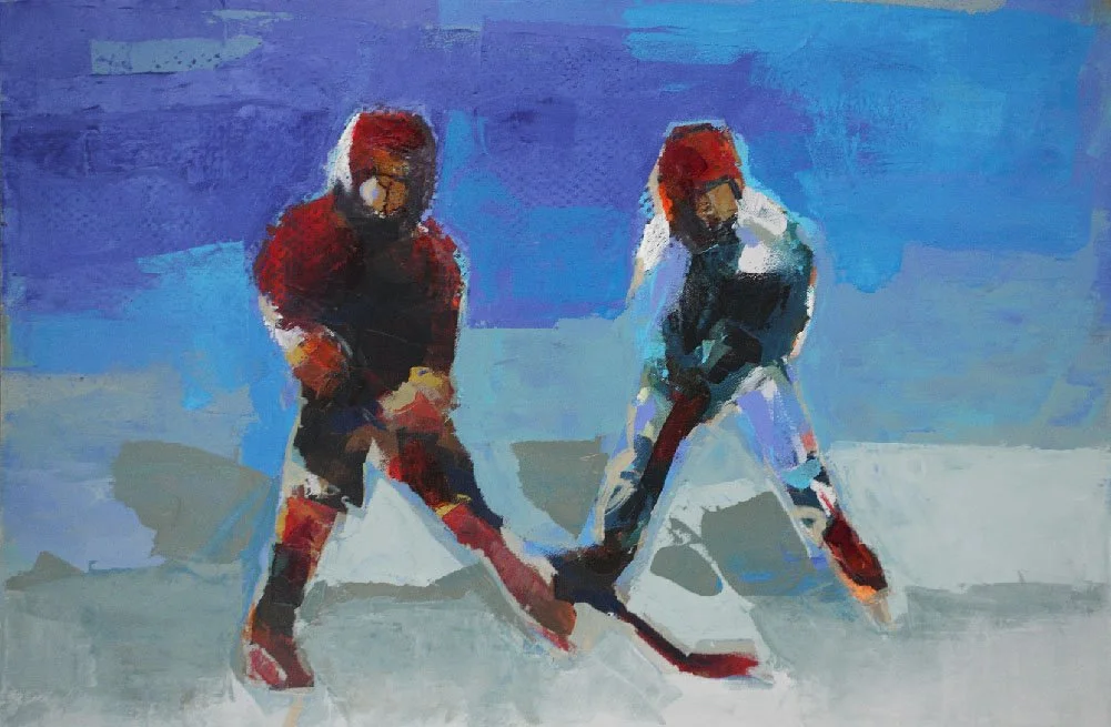 Laced up and Ready, 20 x 30"