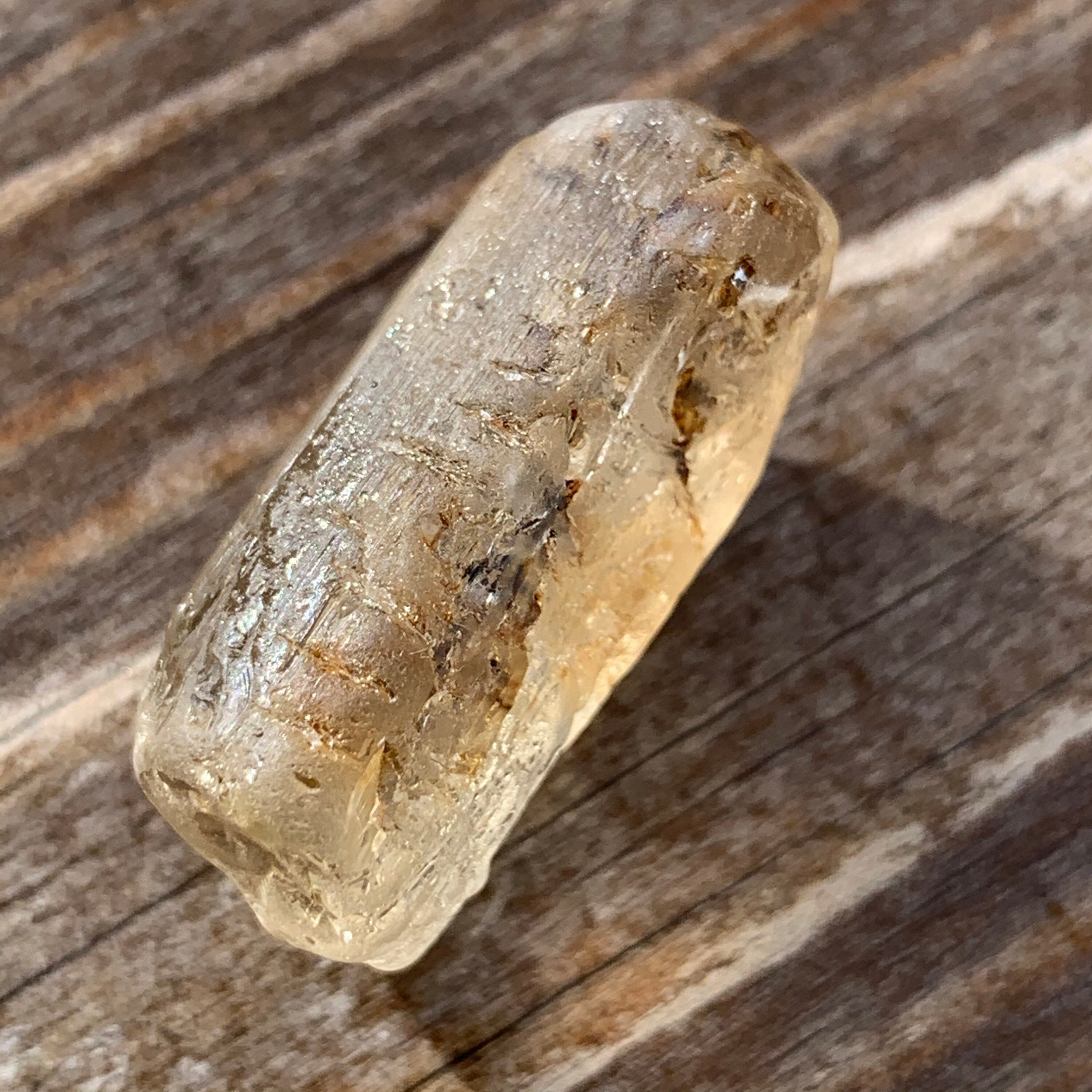 Rare Golden Scapolite raw gemstone - 55.80 ct- teacher of emotional power use