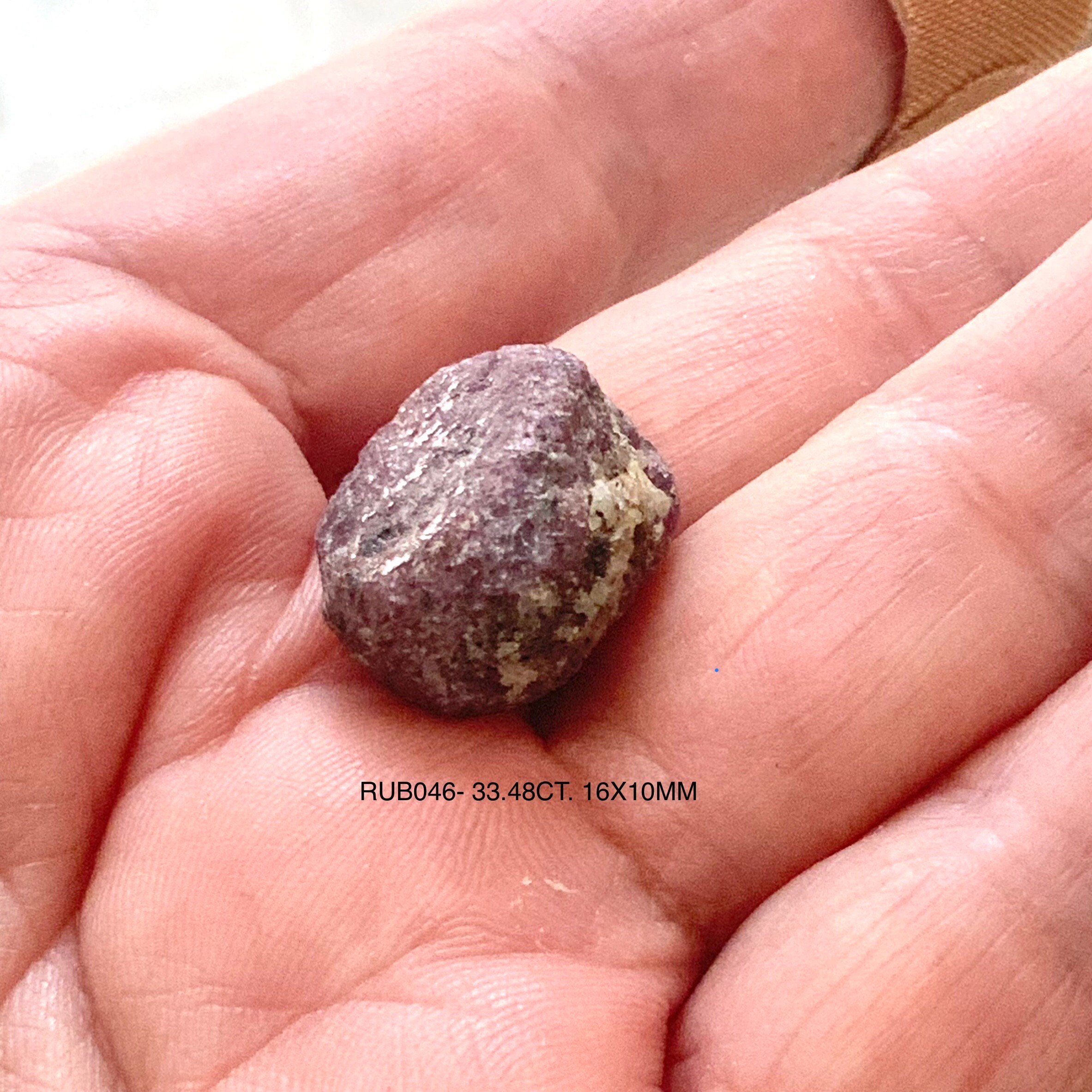 Rough Ruby gemstone
