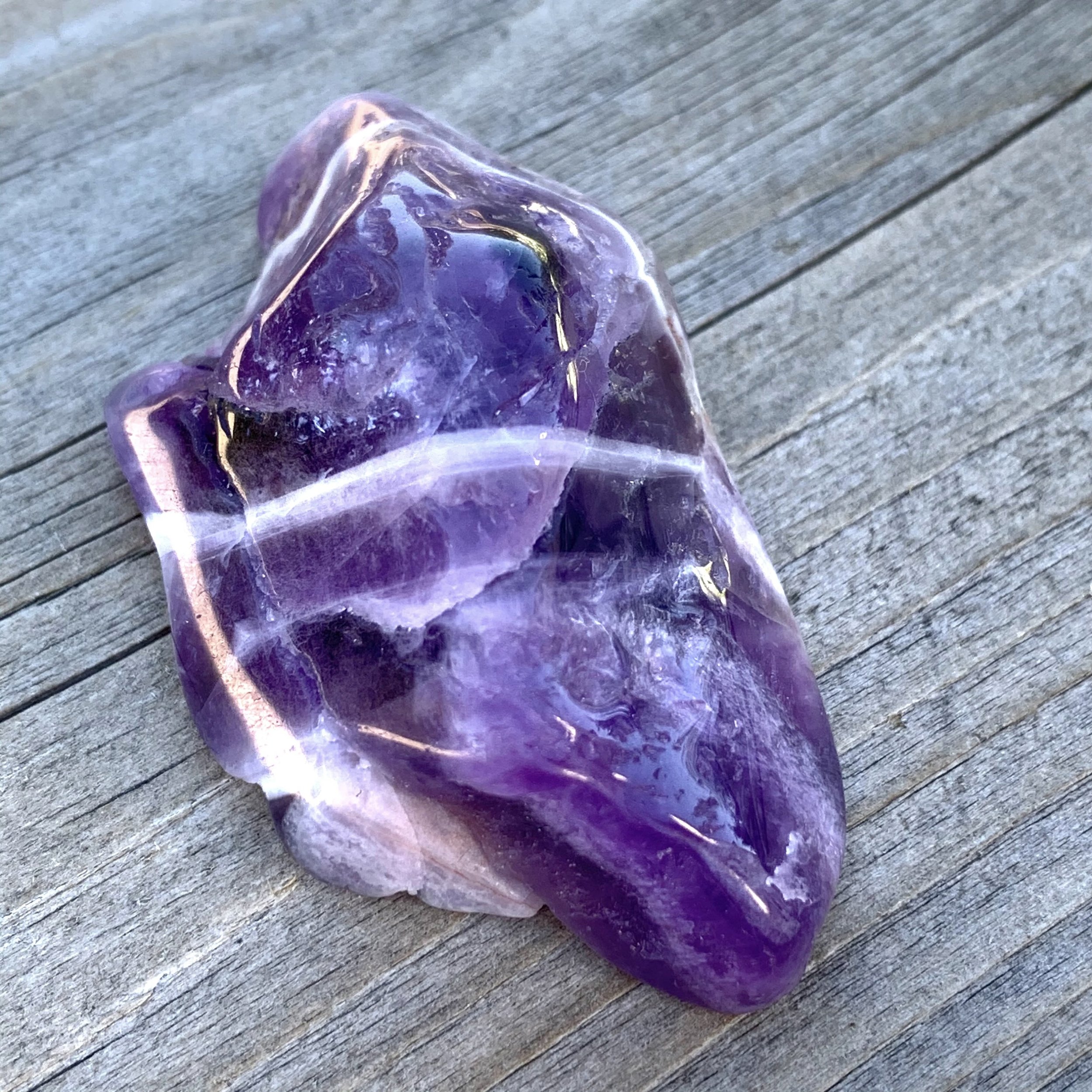 Chevron Amethyst - January, February birthstone- (Copy)