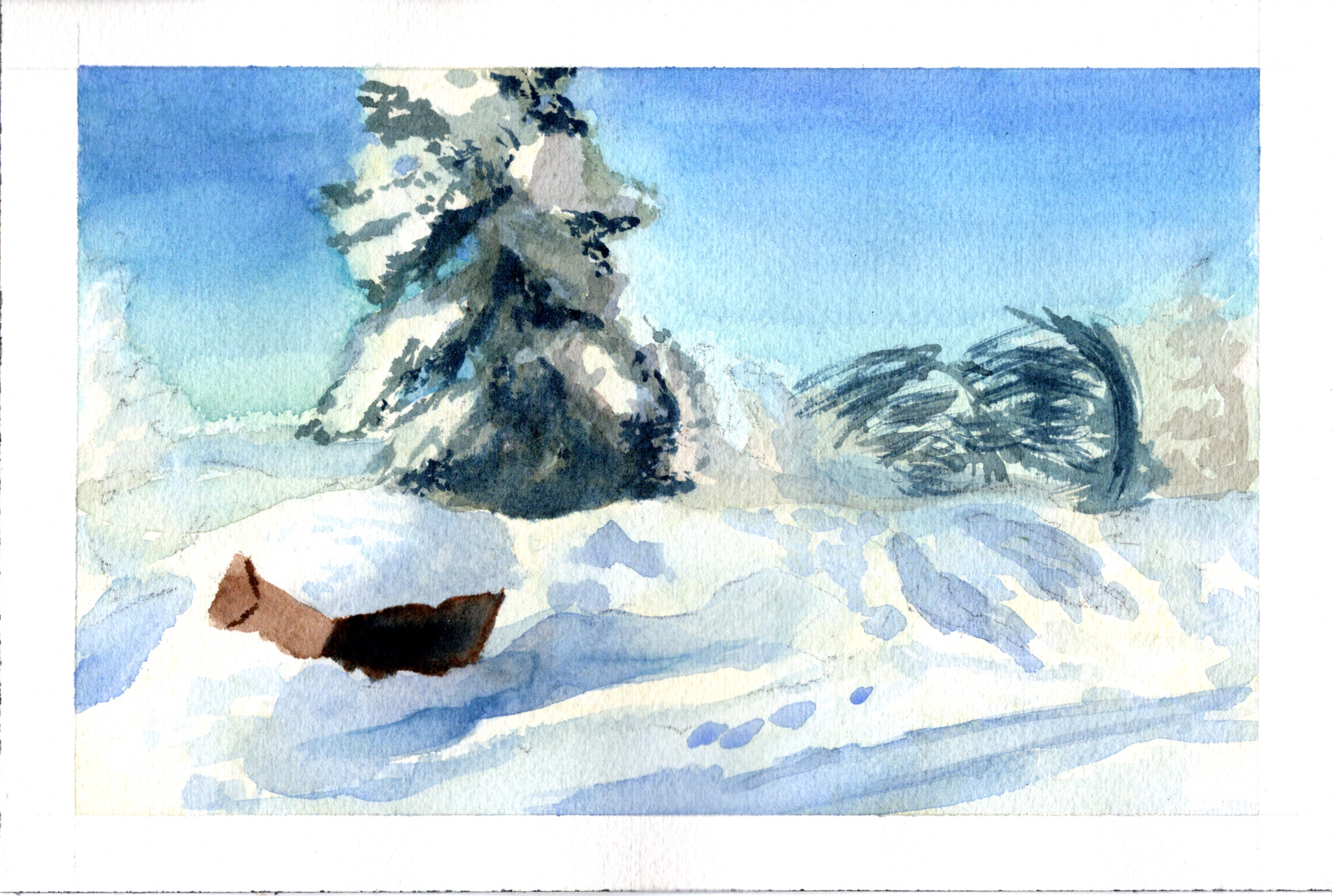 -20 Plein Air Study 6 x 9