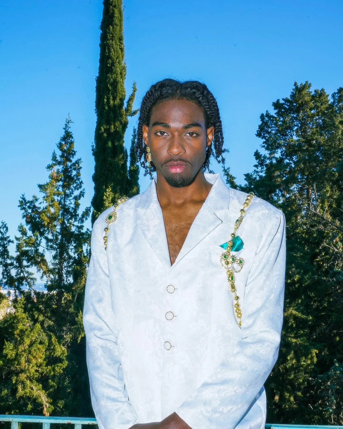 ELEGANCE OF BLACK BY HOSH 

A suit evoking the grandeur of Nigerian royalty, it fuses opulence with contemporary sophistication, along with the colors of the flag 🇳🇬

Learn more about the Elegance of Black movement on our website.

#HOSH #eleganceo