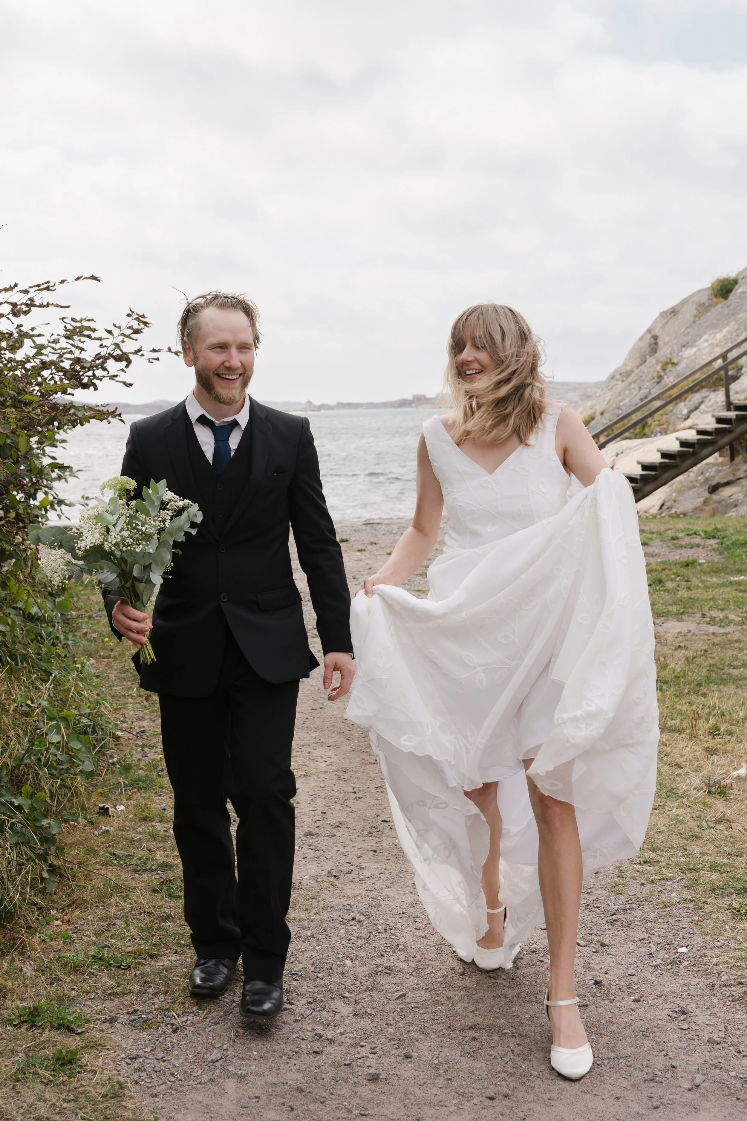 small intimate wedding Marstrand Sweden Sverige