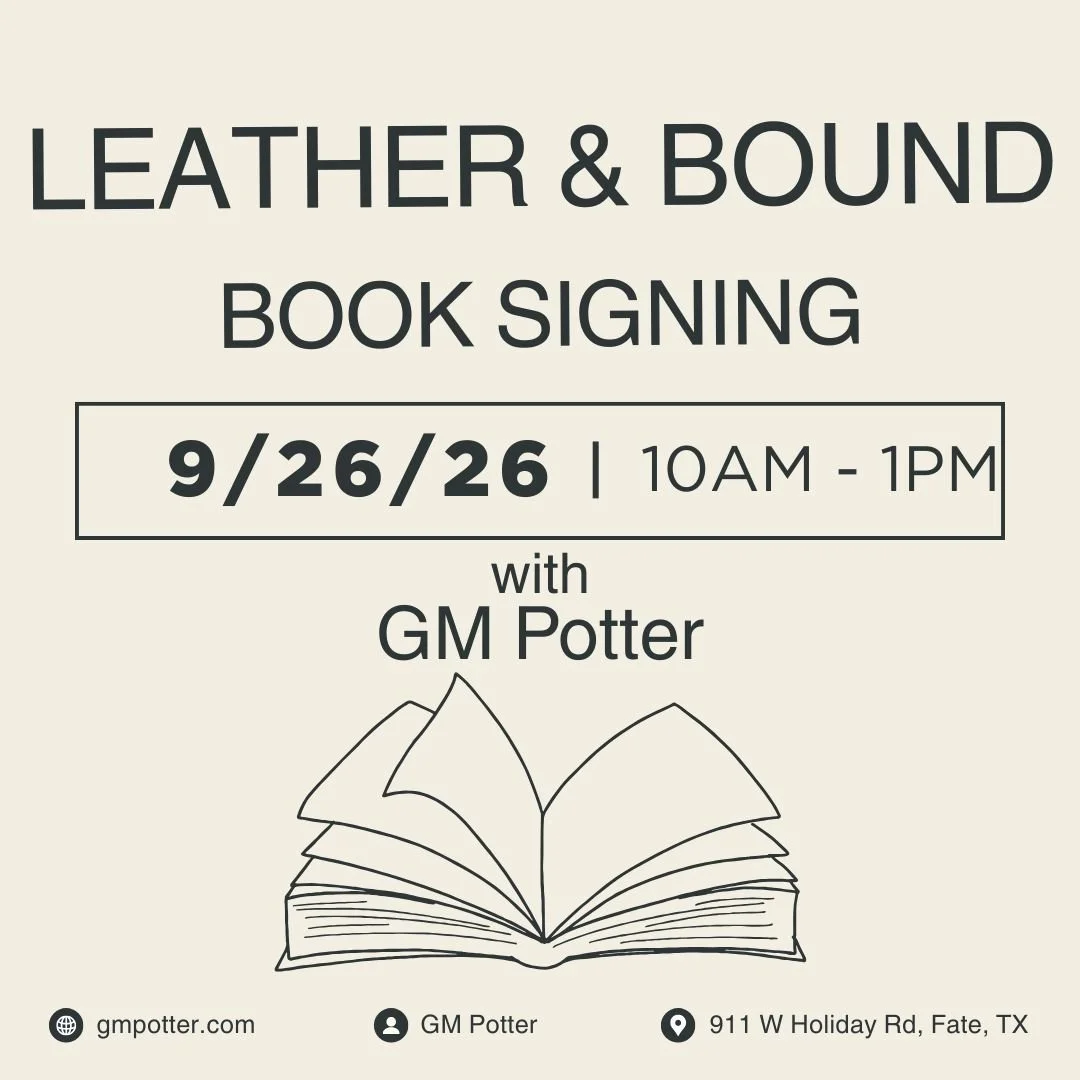 Signing Even at Leather & Bound