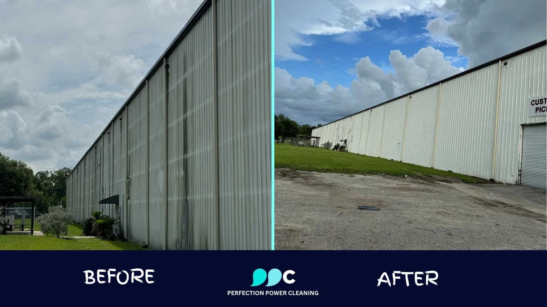 Before & After Commercial Warehouse Clean in Apopka