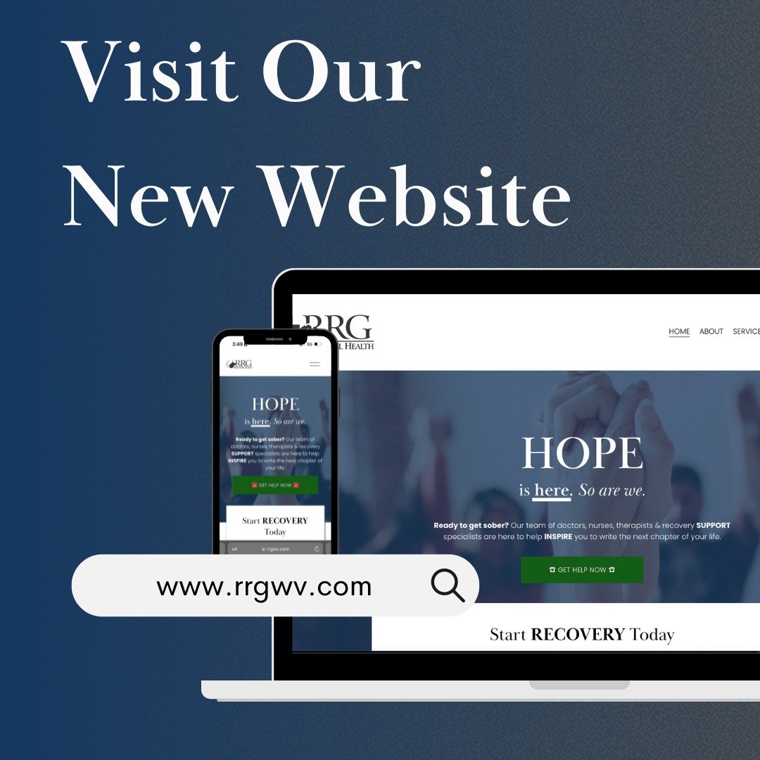 We're super excited to share some big news! 🎉

Our website has a fresh new look! It's now more simple than ever to connect with us and start or continue your journey of recovery.

Visit www.rrgwv.com to meet our team, explore our services, and disco