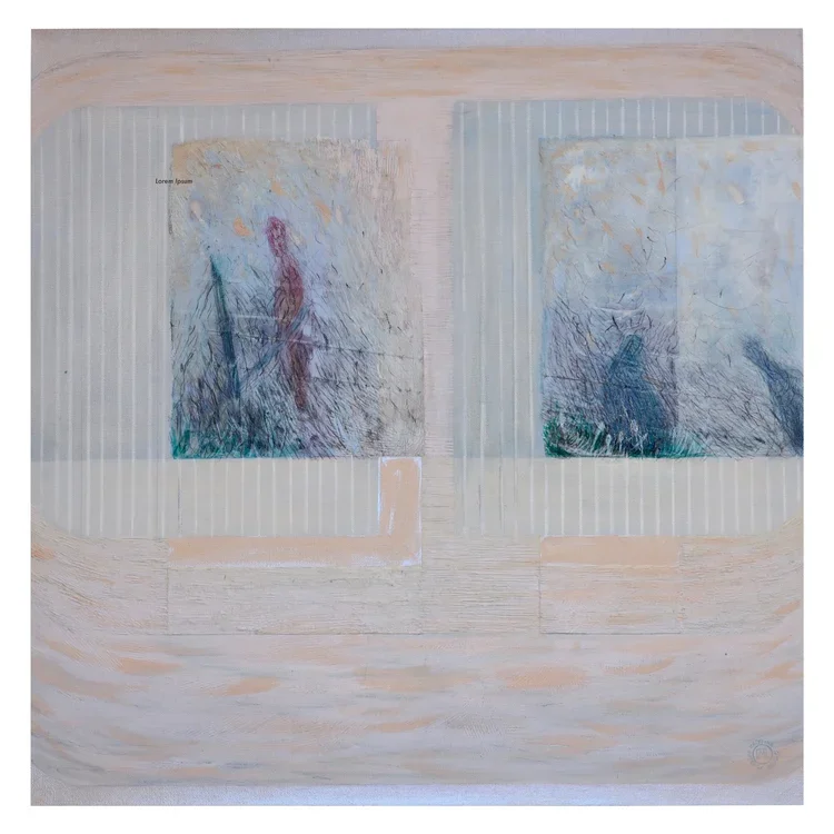 "Morning Journal" | Mixed Media on Canvas | 2022