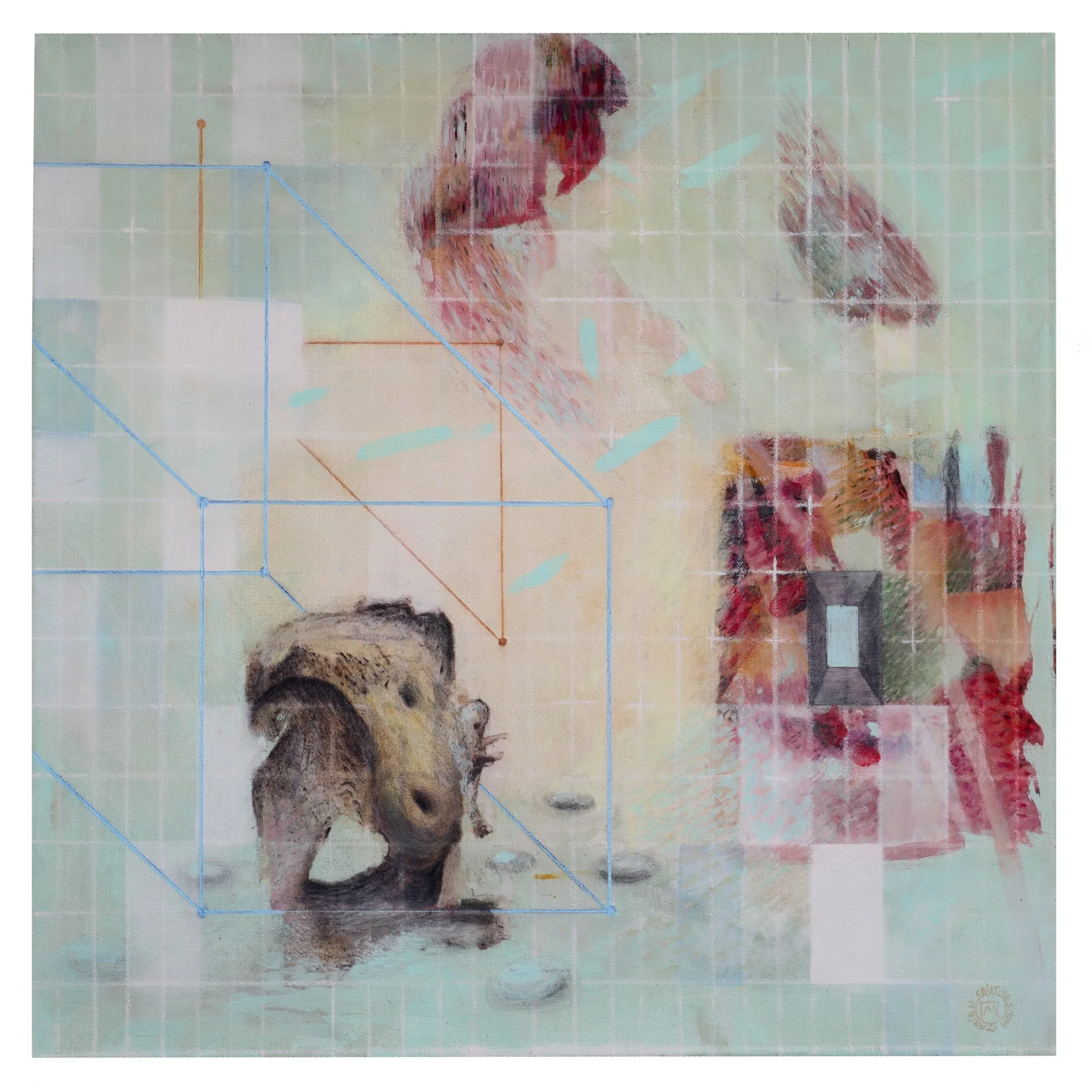 "Prospect" | Mixed Media on Canvas | 2022