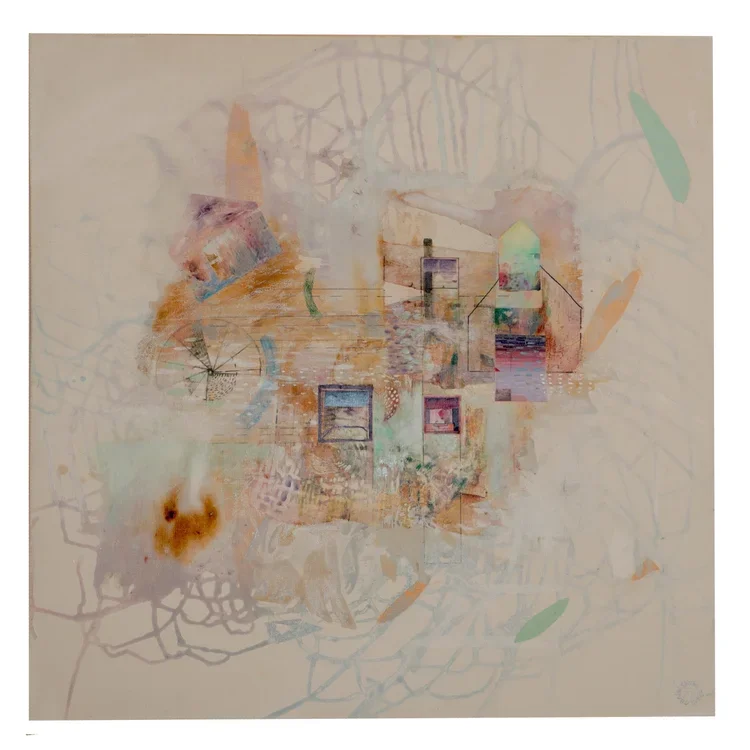 "Neighborhood Shifts " | Mixed Media on Canvas | 2022