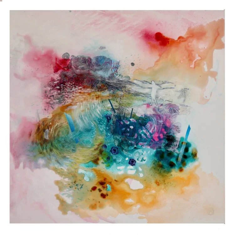 "Re-Negotiation" | Mixed Media on Canvas | 2021