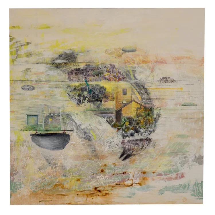 "The Wind Is Changing" | Mixed Media on Canvas | 2022