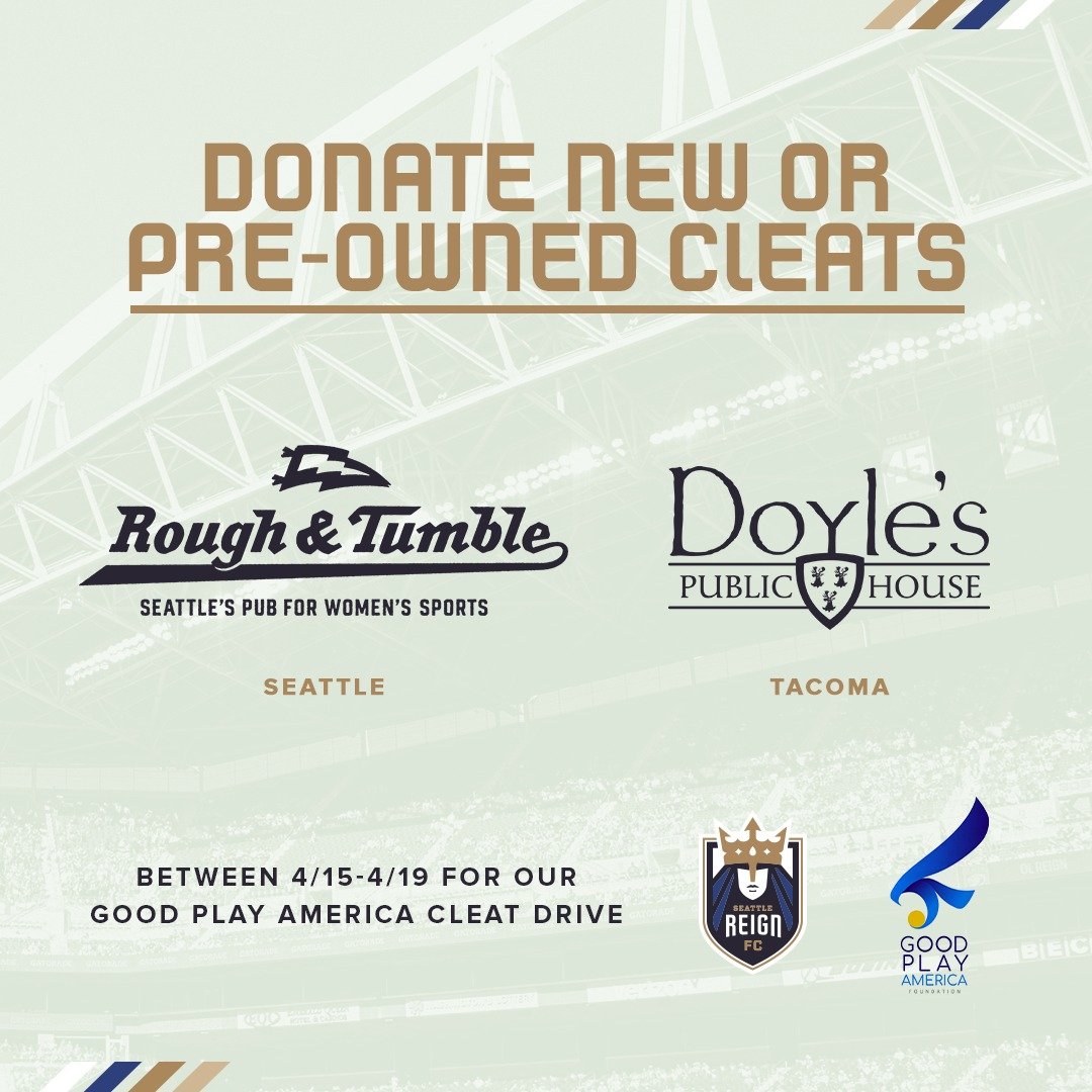 Donate new or pre-owned cleats at our partner pubs or at the link in our bio!

#ReignTogether x #HerefortheCrown