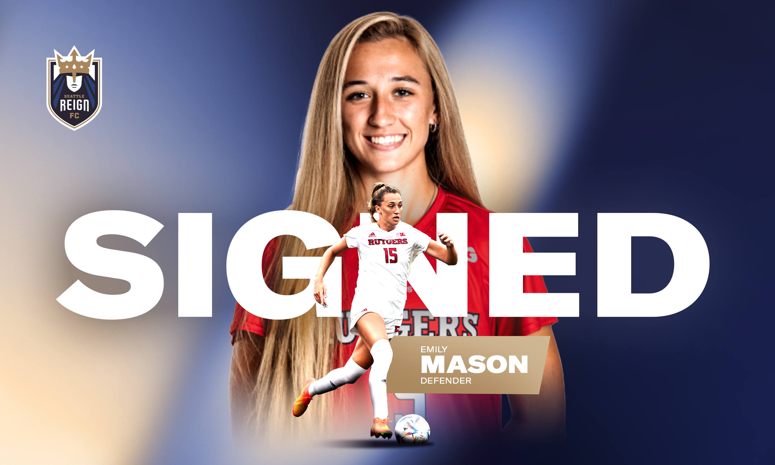 Seattle Reign FC Signs Rutgers Defender Emily Mason — Seattle Reign FC