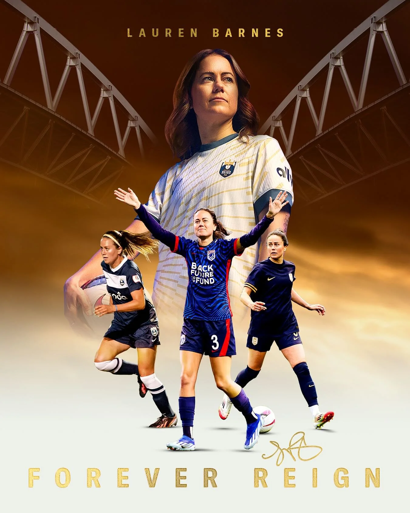 A cornerstone of our club. A champion. A leader. A Club OG. 💙

Seattle Reign FC captain Lauren Barnes will retire at the end of the 2025 @nwsl season, concluding her legendary 13-year career as a league and club original. #ThankYouLu