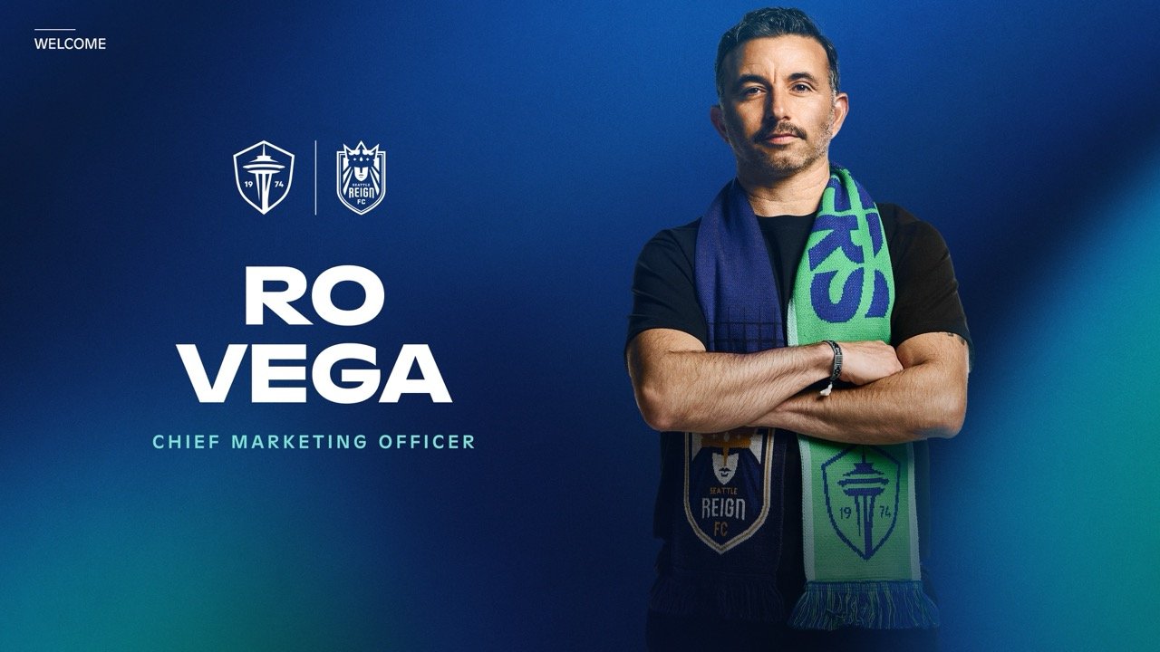 Seattle Reign FC and Seattle Sounders FC Welcome Global Brand Leader Ro Vega as Chief Marketing Officer