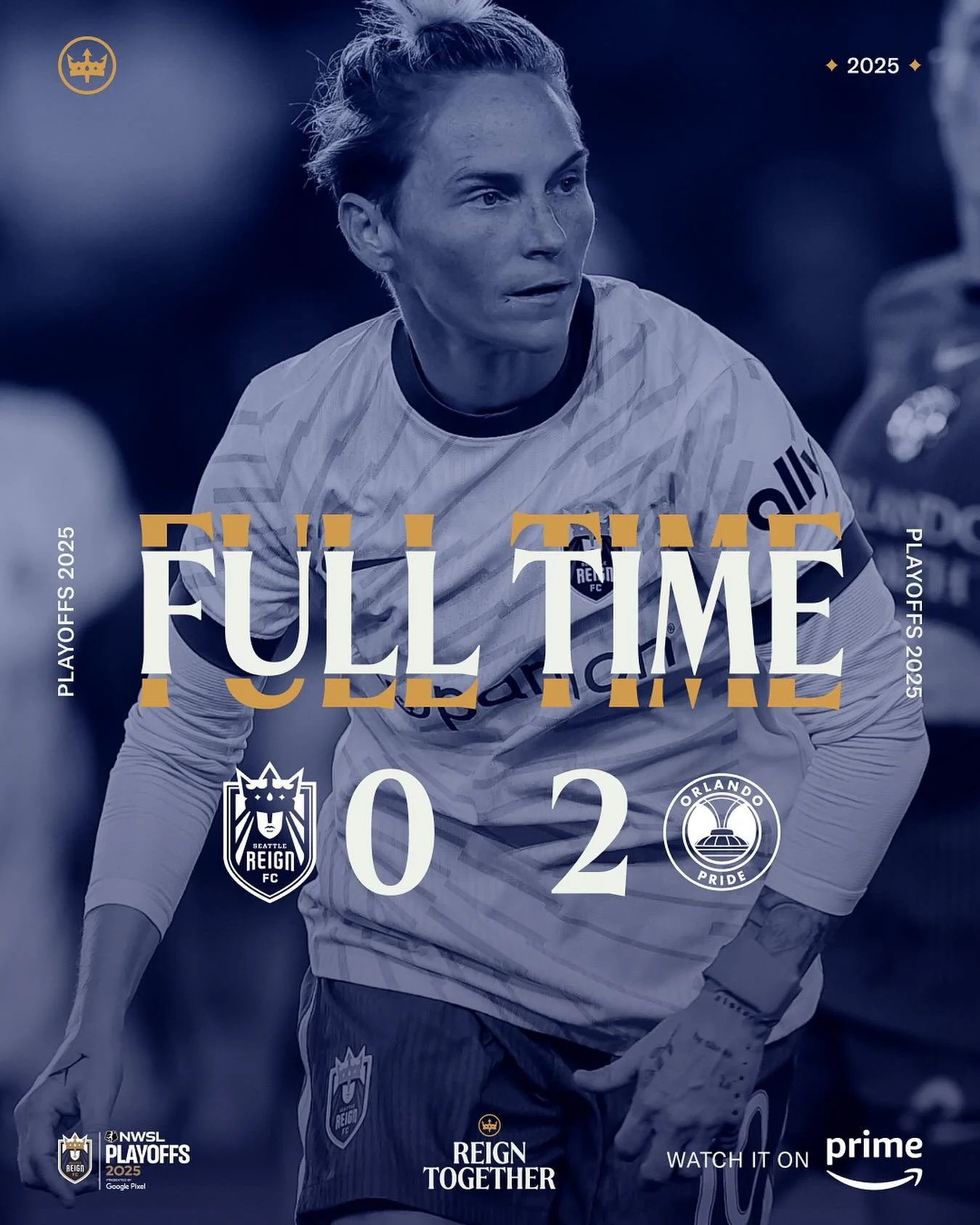 Fought hard for 90 minutes, but our 2025 NWSL Playoffs journey comes to an end in Orlando. 💔