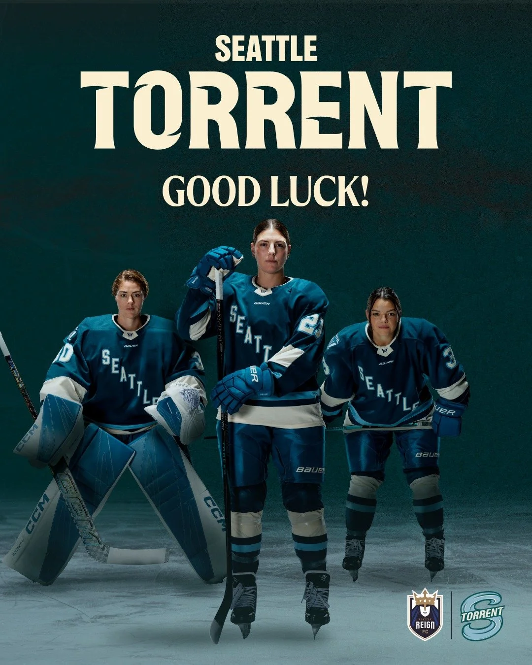 Seattle rises with the Torrent 🌀

Good luck to our friends @pwhl_torrent as they play their inaugural season opener tonight!