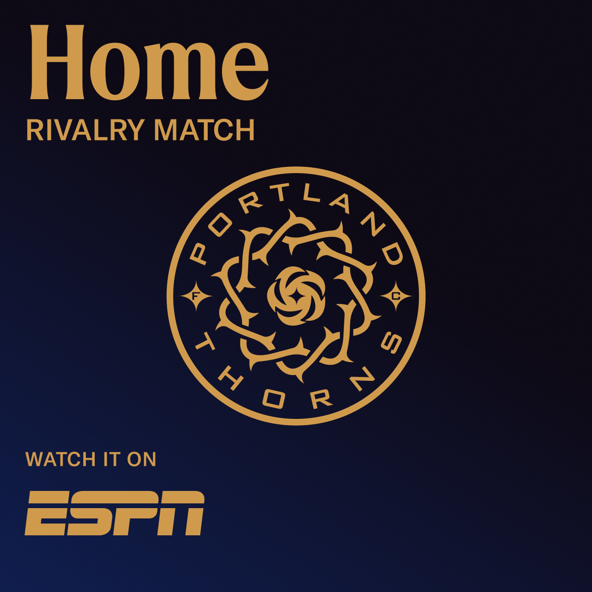 1:00 P.M. PT VS. PORTLAND THORNS FC