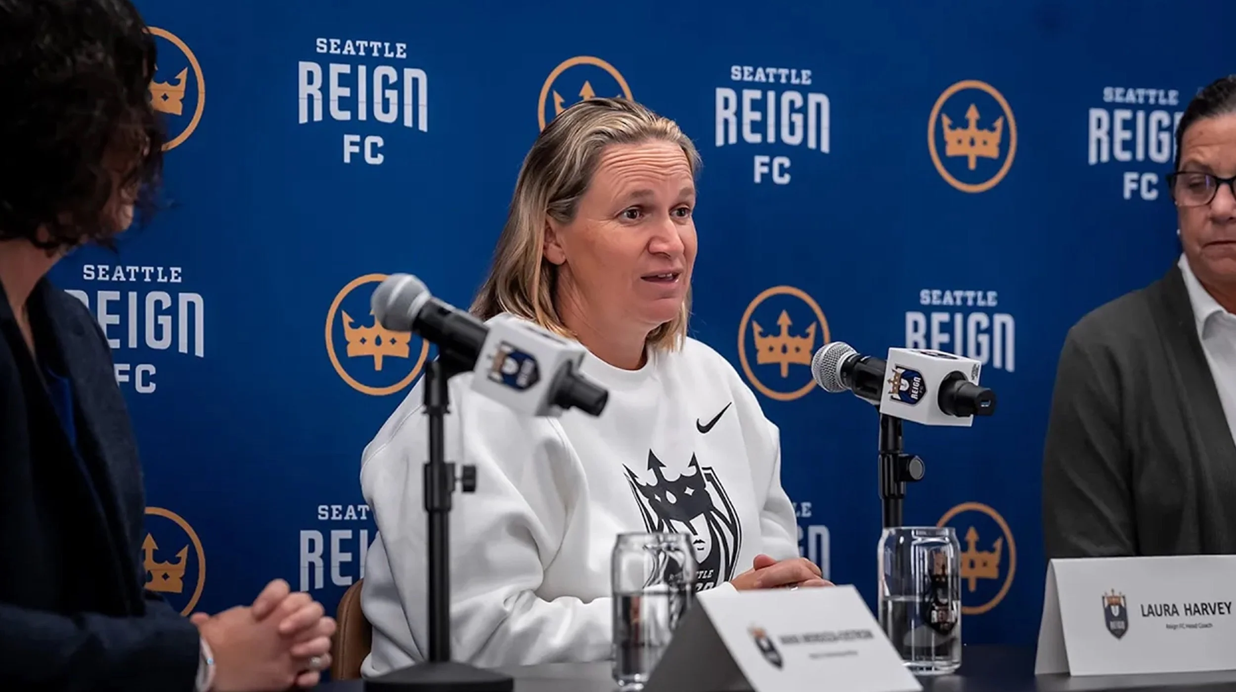 Press Conference: Laura Harvey, Lesle Gallimore and Maya Mendoza-Exstrom