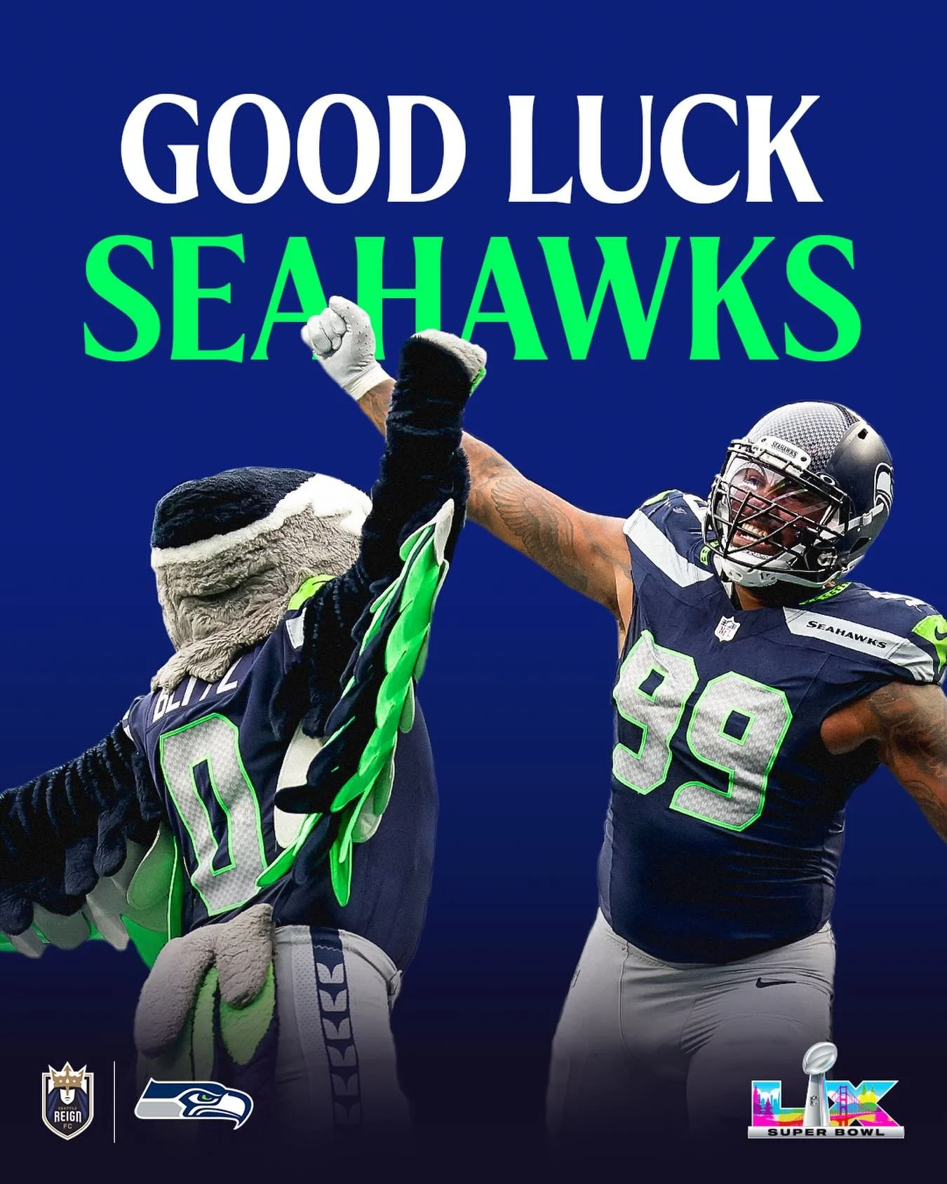 LET&rsquo;S GO, SEATTLE!! We&rsquo;re all behind you, @seahawks! 💙