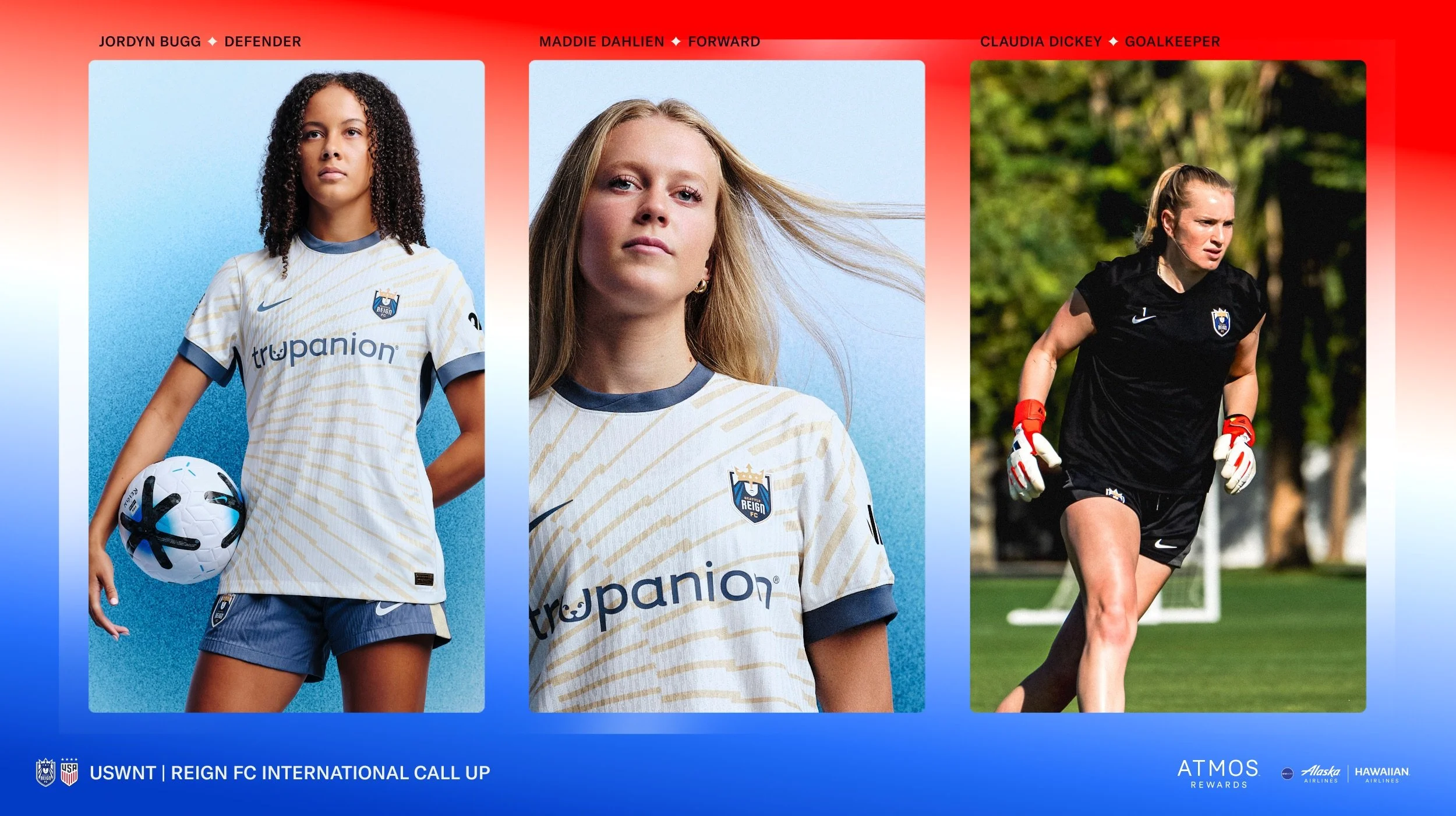 Bugg, Dahlien and Dickey Named to&nbsp;USWNT SheBelieves Cup Roster