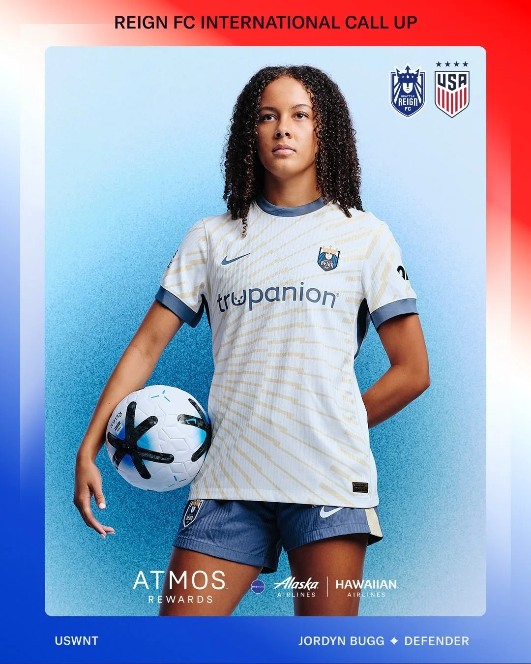 Reign repping 3️⃣x on the @uswnt #SheBelievesCup roster! ⚡️

Jordyn Bugg, Maddie Dahlien and Claudia Dickey have been called up for the tournament, with all three having also been called up for the recent January camp. 🇺🇸