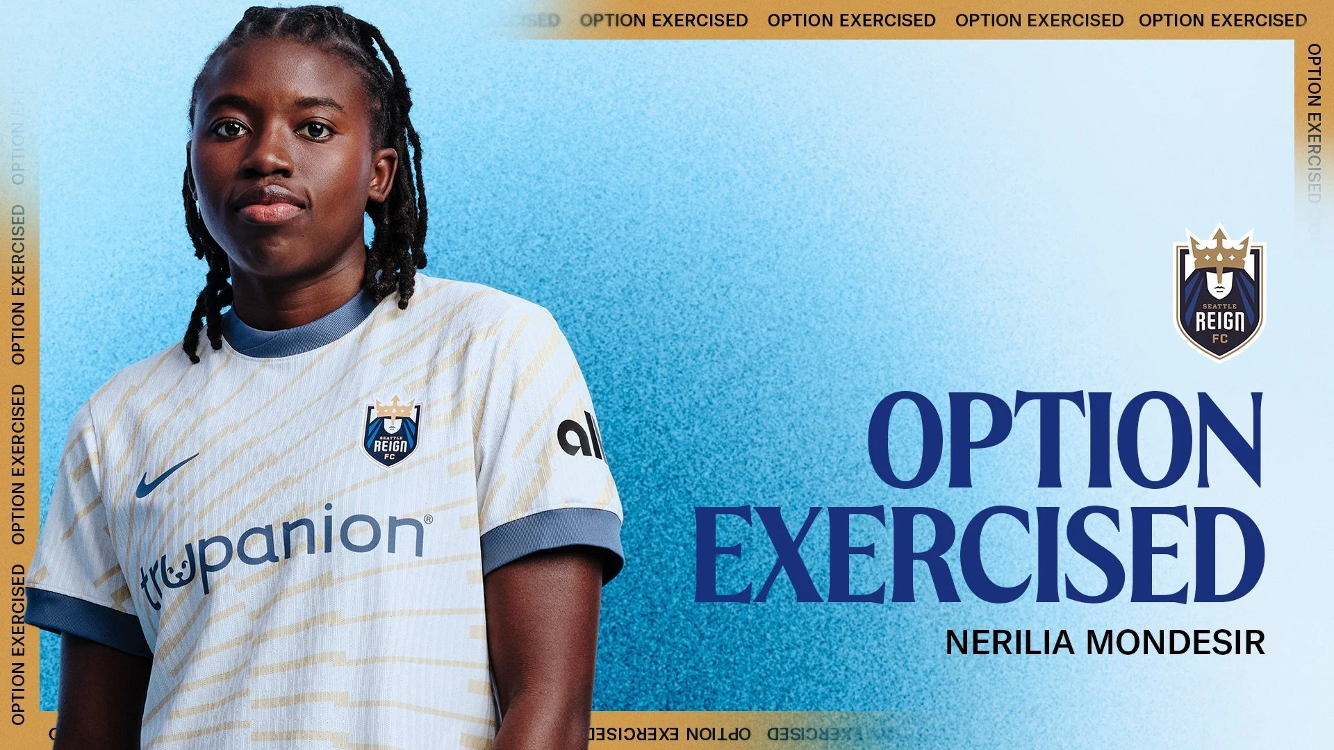 Seattle Reign FC and Haitian Forward Nerilia Mondesir Exercise Mutual Option