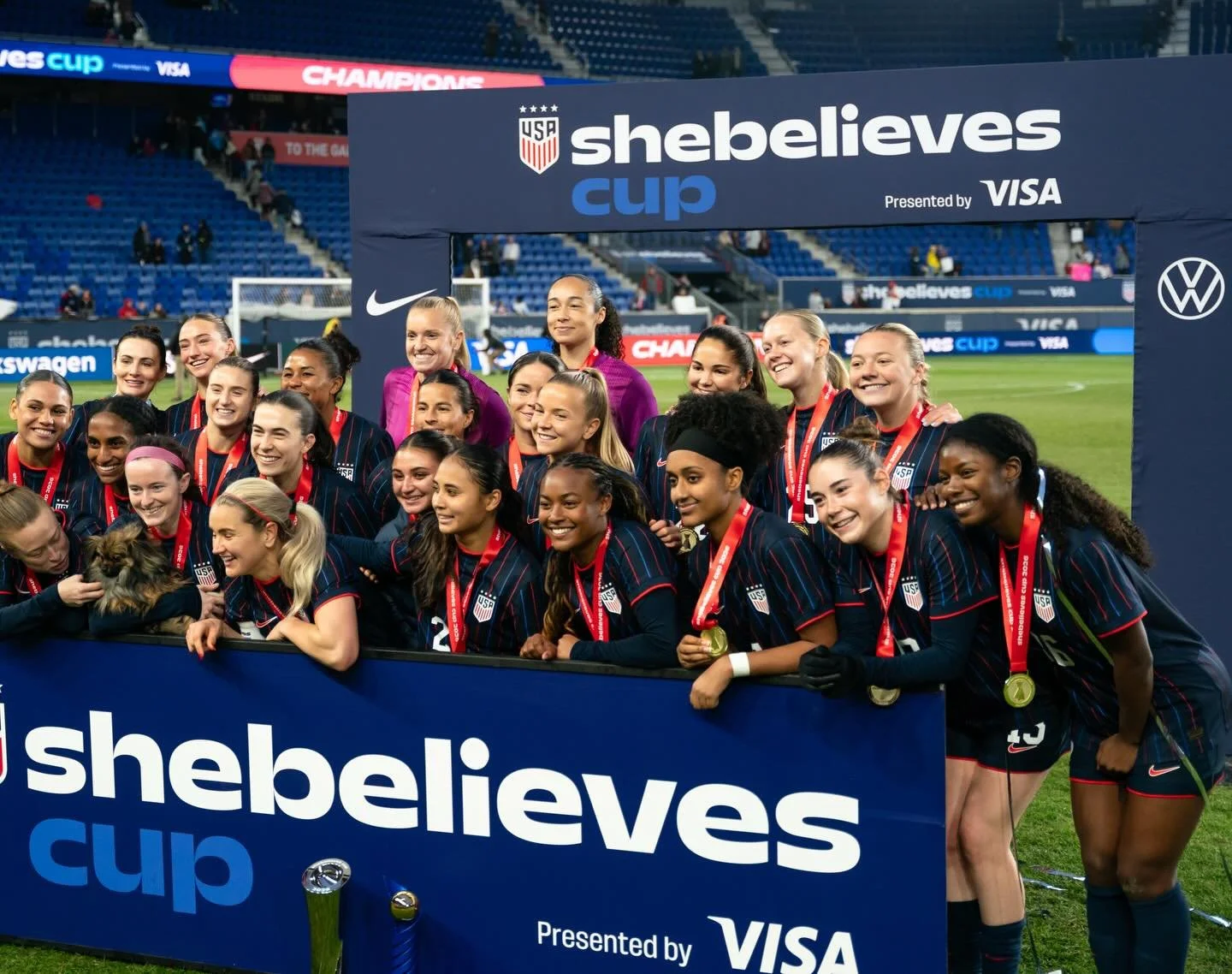 Congratulations to our SheBelieves Cup champs, @maddie.dahlien and @claudiadickey_! 💙