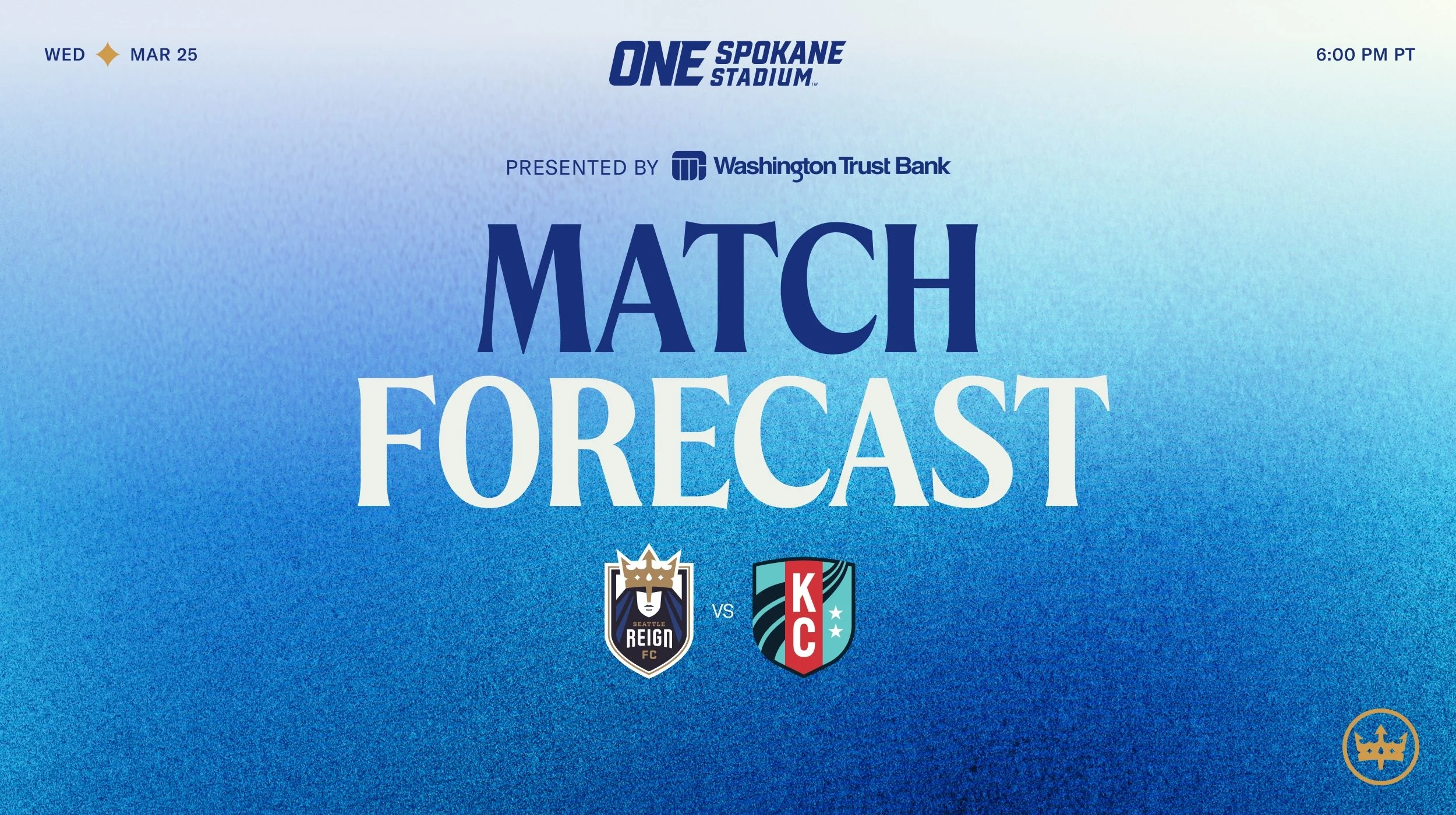 Match Forecast: Reign FC Takes on KC Current in First of Three Matches at ONE Spokane Stadium