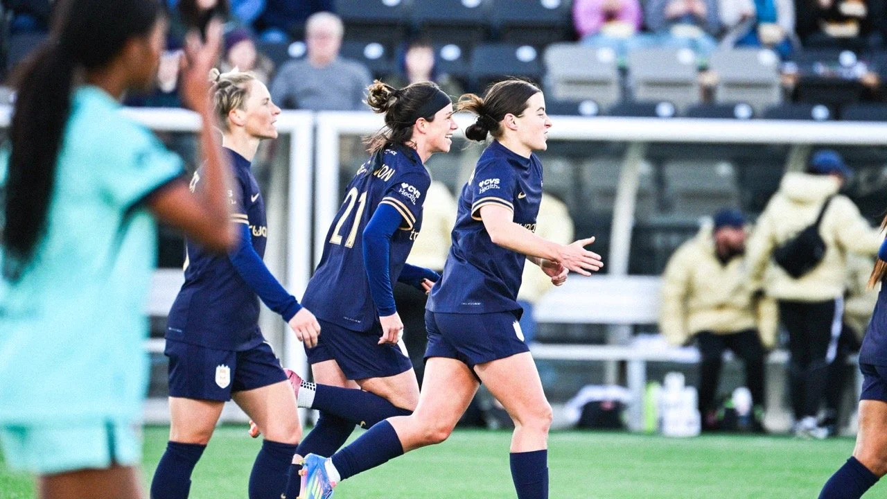 GOAL: Angharad James-Turner stuns with powerful volley