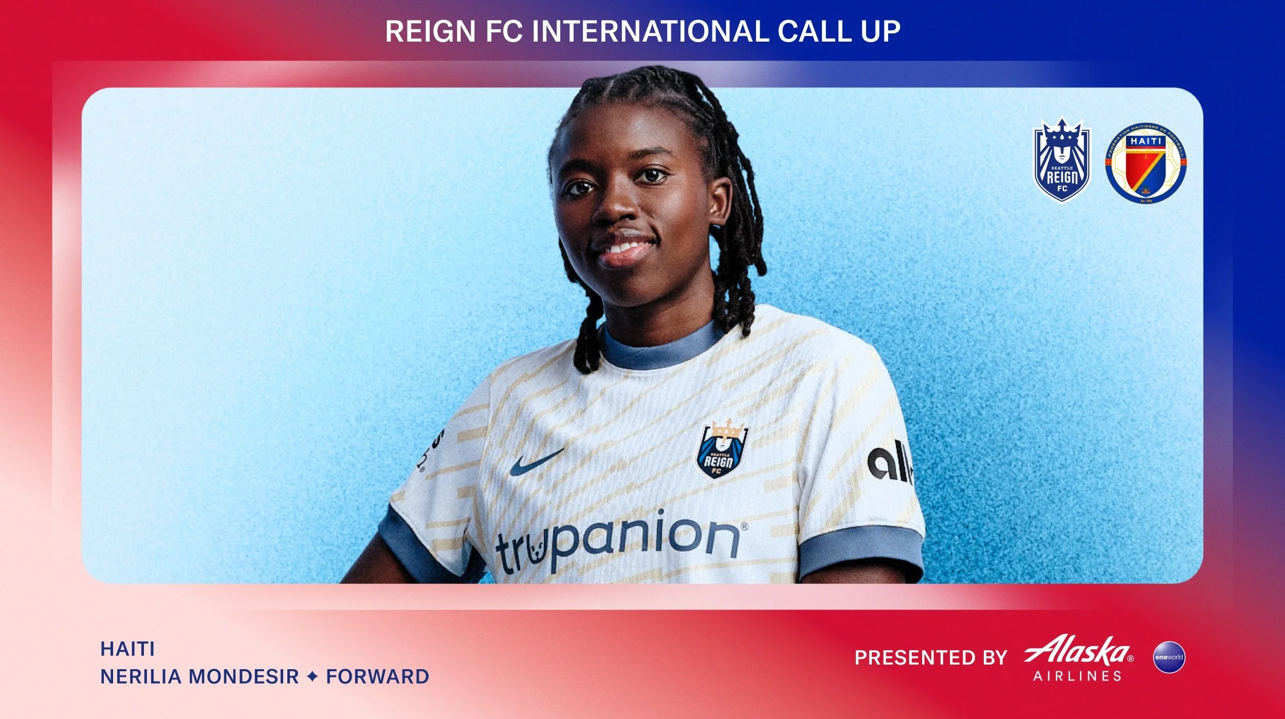 Seattle Reign FC forward Nerilia Mondesir called up to&nbsp;Haiti