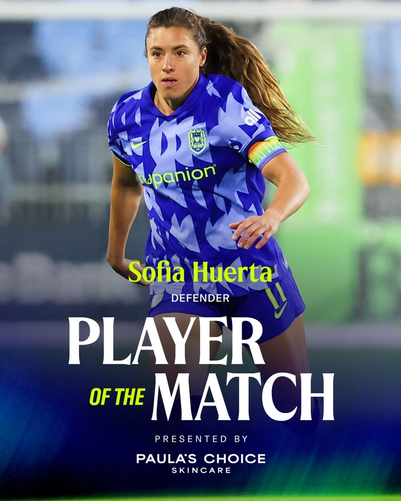 A picture-perfect PK and a strong 90 minute performance from Sofia Huerta 🔥

She is tonight&rsquo;s Player of the Match.