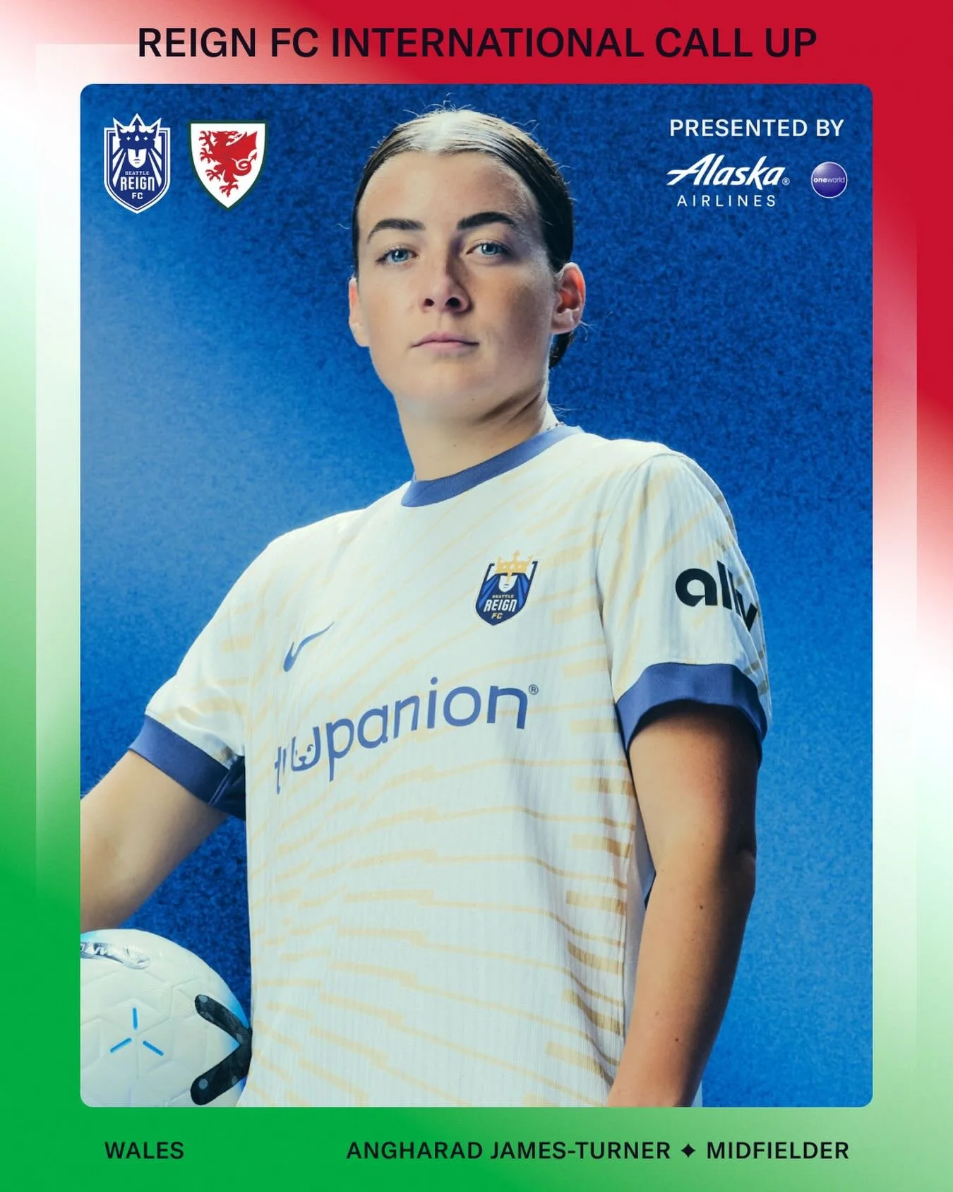 Another @cymru call up for Haz 🏴󠁧󠁢󠁷󠁬󠁳󠁿

@angharadjames10 will join the Welsh squad for their upcoming @fifawomensworldcup qualifiers. 👏