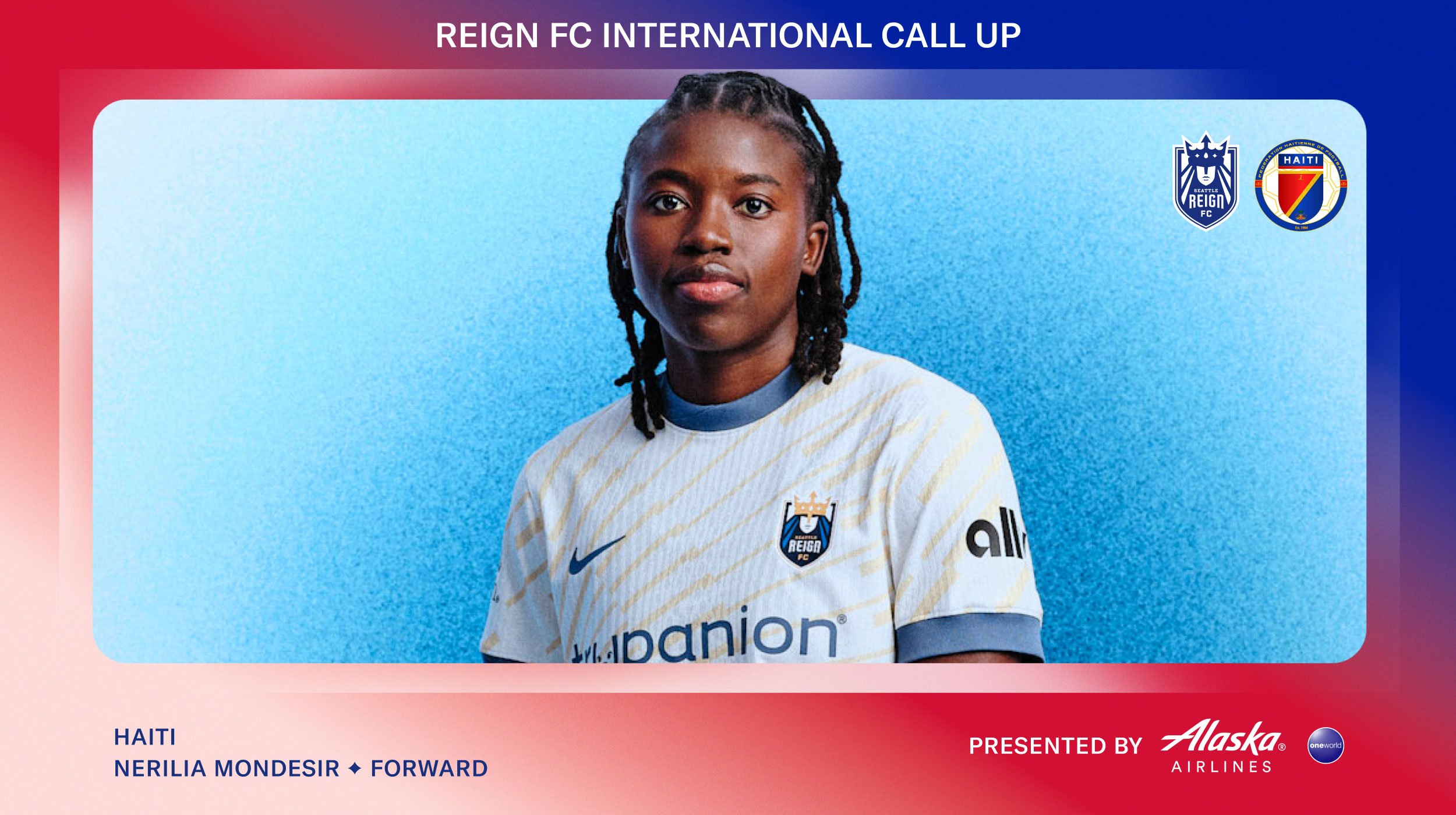 Seattle Reign FC Forward Nerilia Mondesir Called Up to Haiti