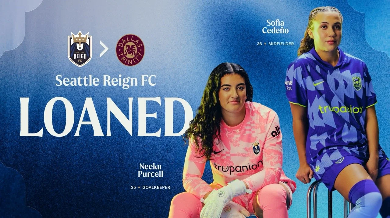 Seattle Reign FC Loans Sofia Cedeño &amp; Neeku Purcell to Dallas Trinity FC