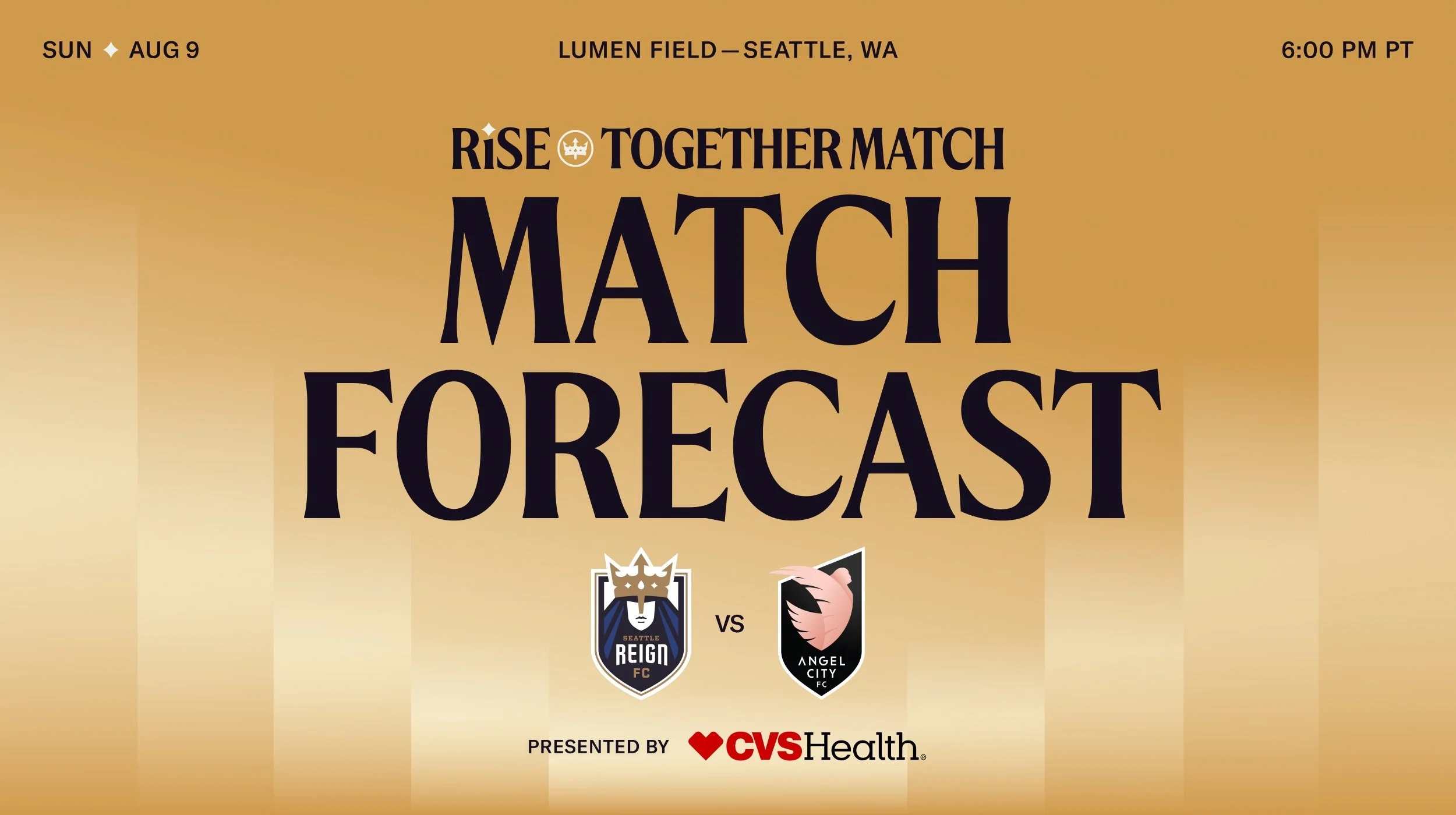 Match Forecast: Reign FC Returns to Lumen Field for RISE Together Match vs. Angel City FC