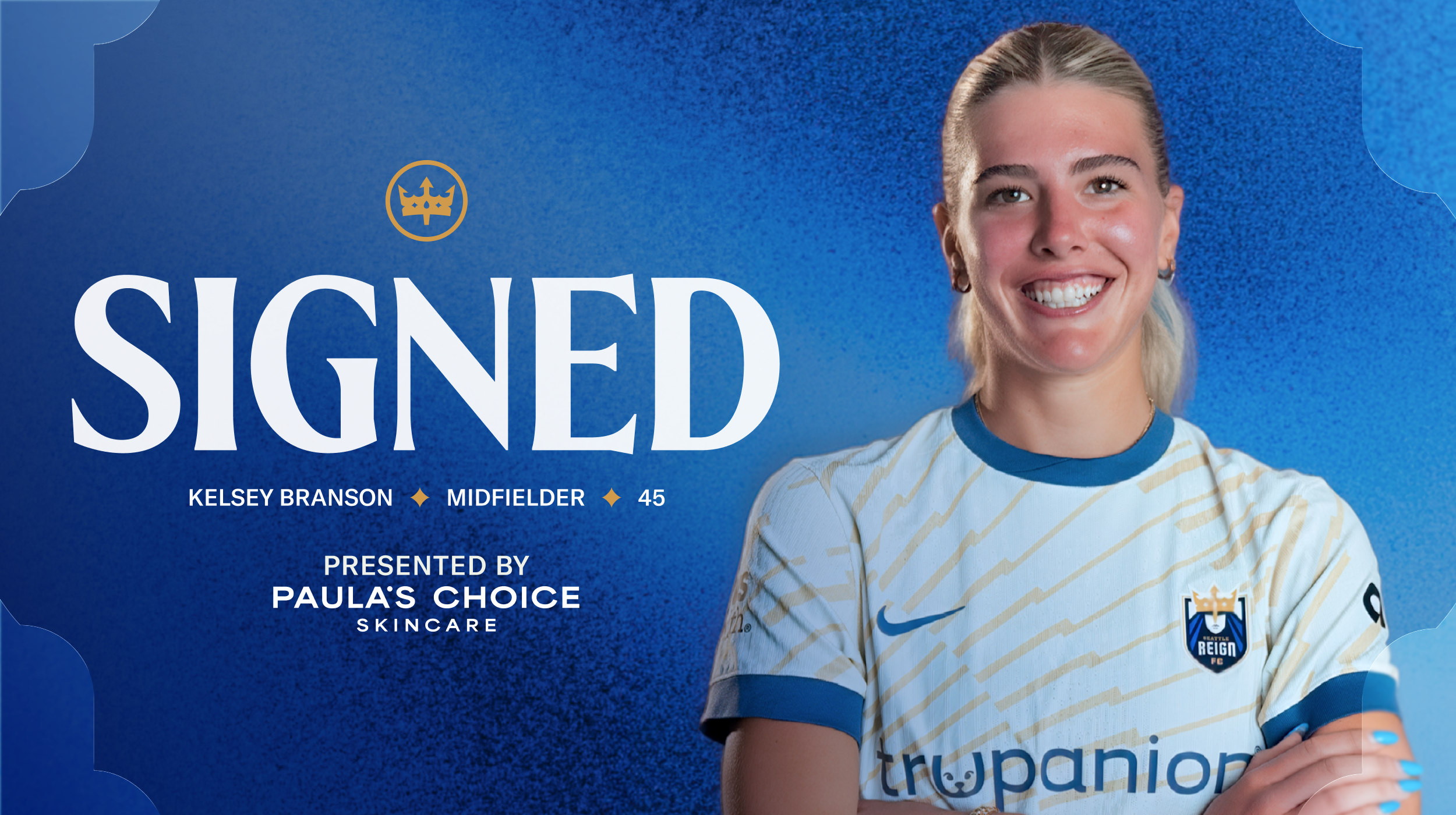 Seattle Reign FC Signs Midfielder Kelsey Branson as National Team Replacement Player