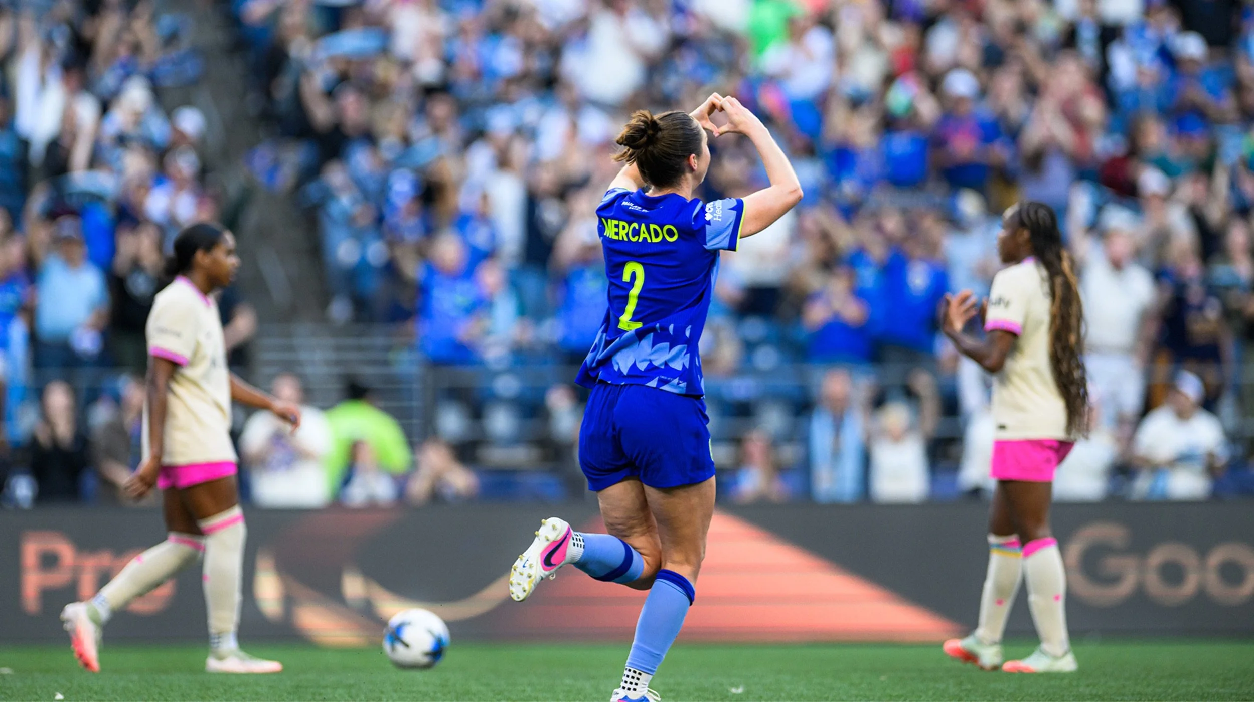 GOAL: Maddie Mercado scores her eighth of the season